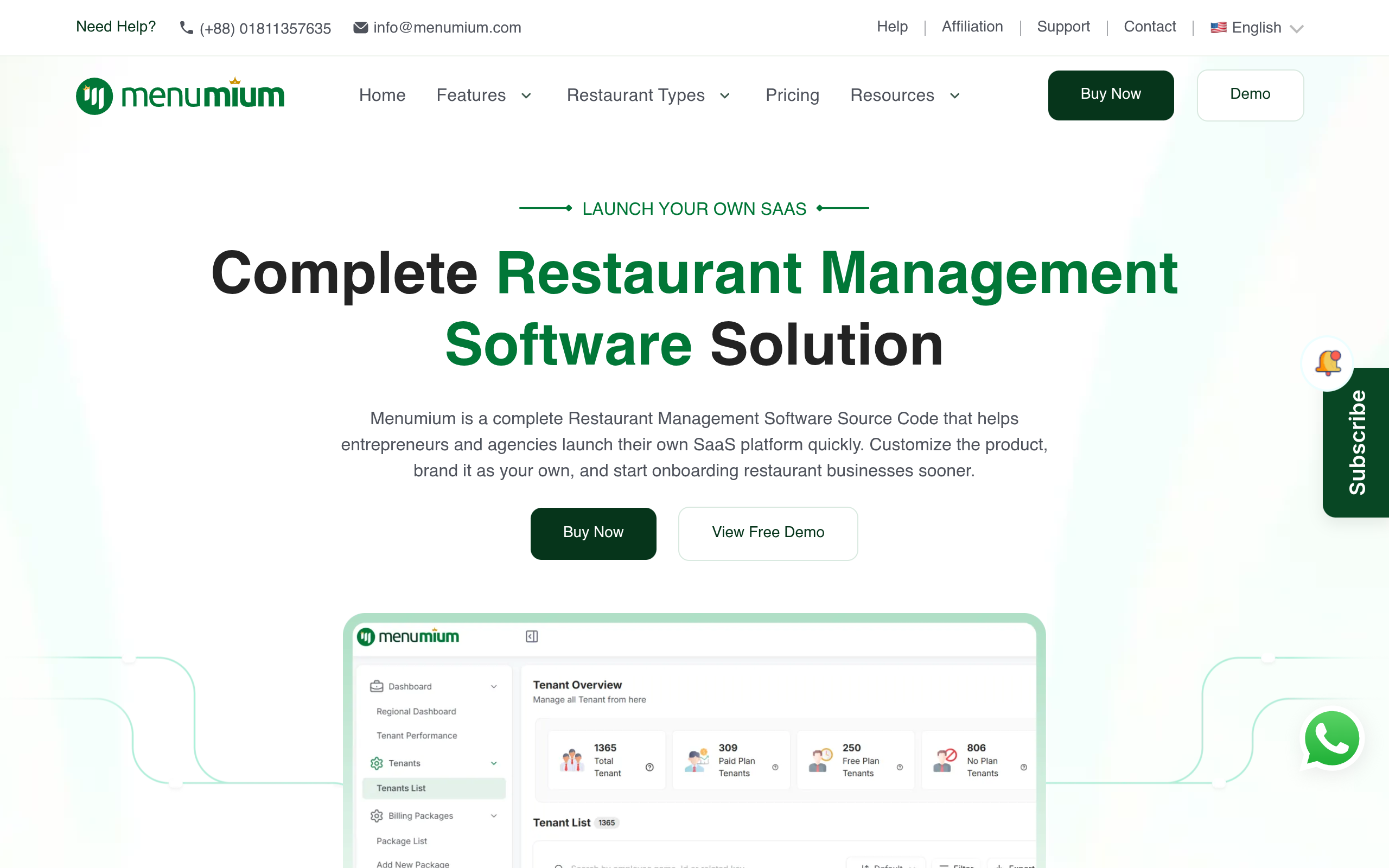 Menumium screenshot – image 1