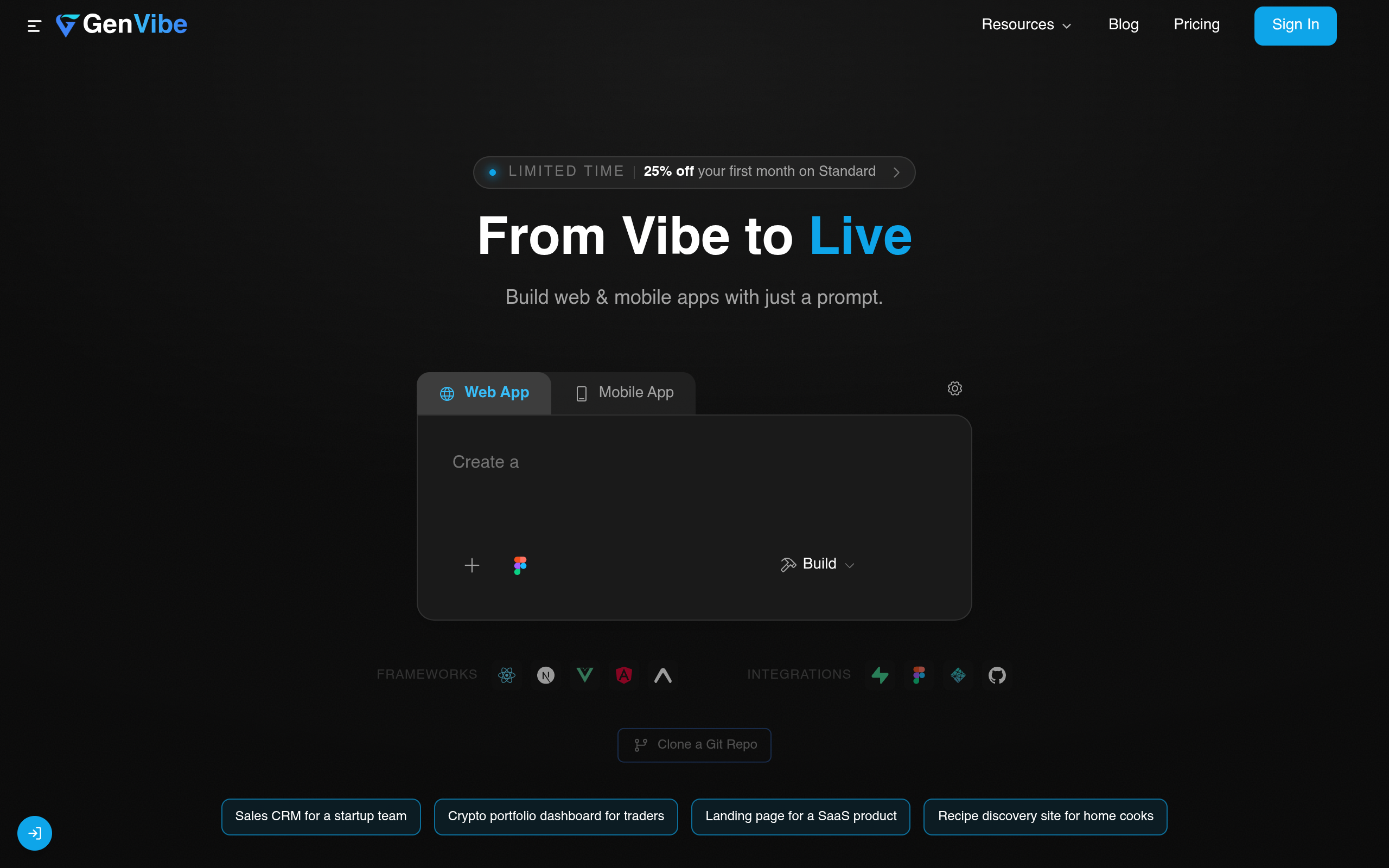 GenVibe screenshot – image 1