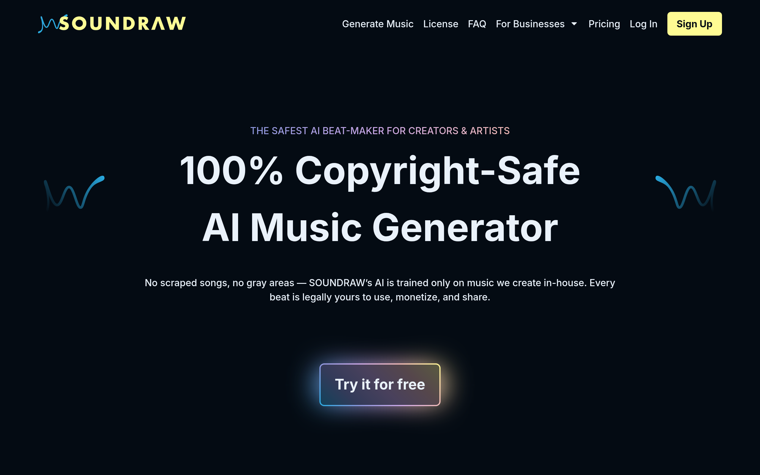Soundraw 产品截图