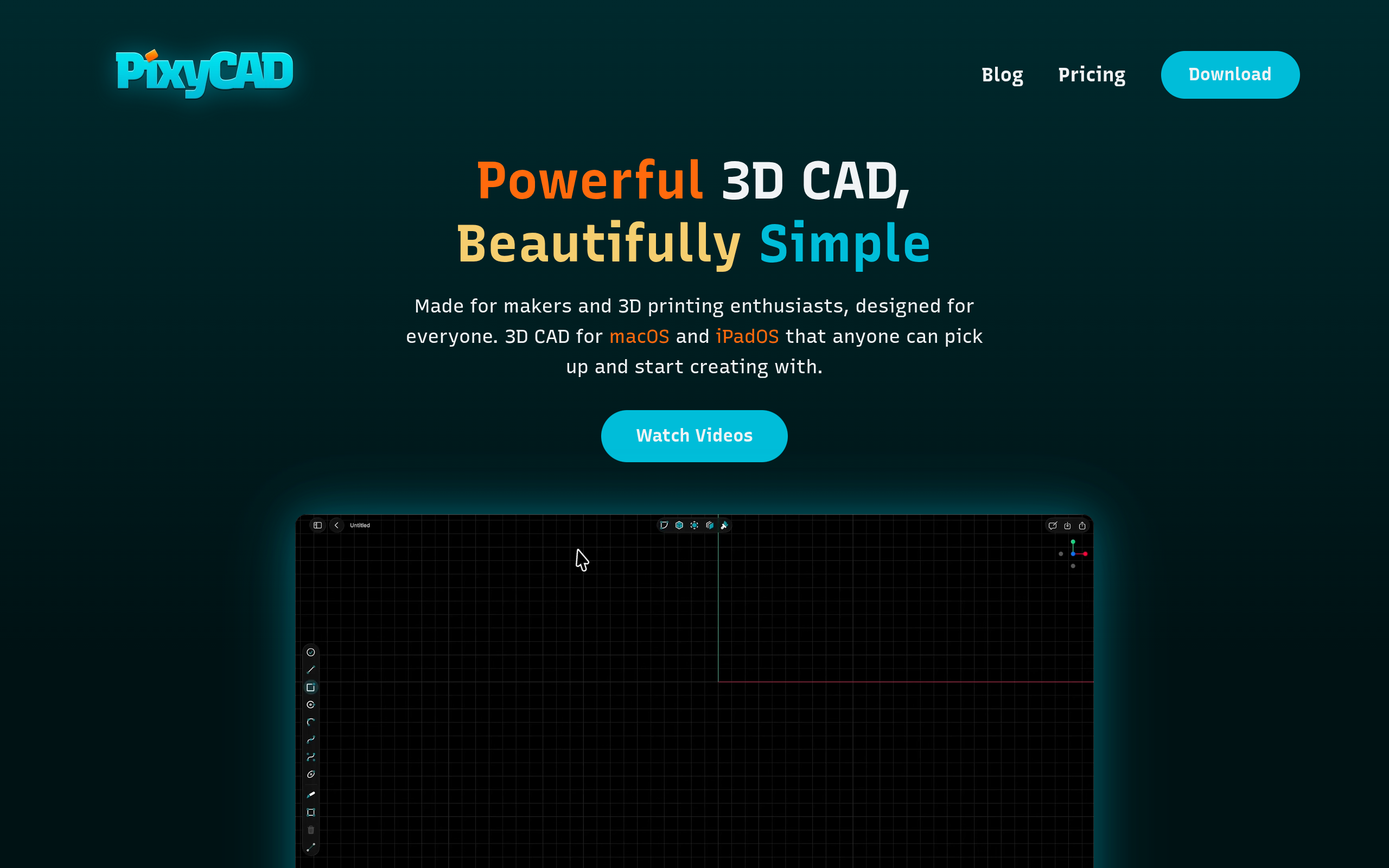 PixyCAD screenshot – image 1