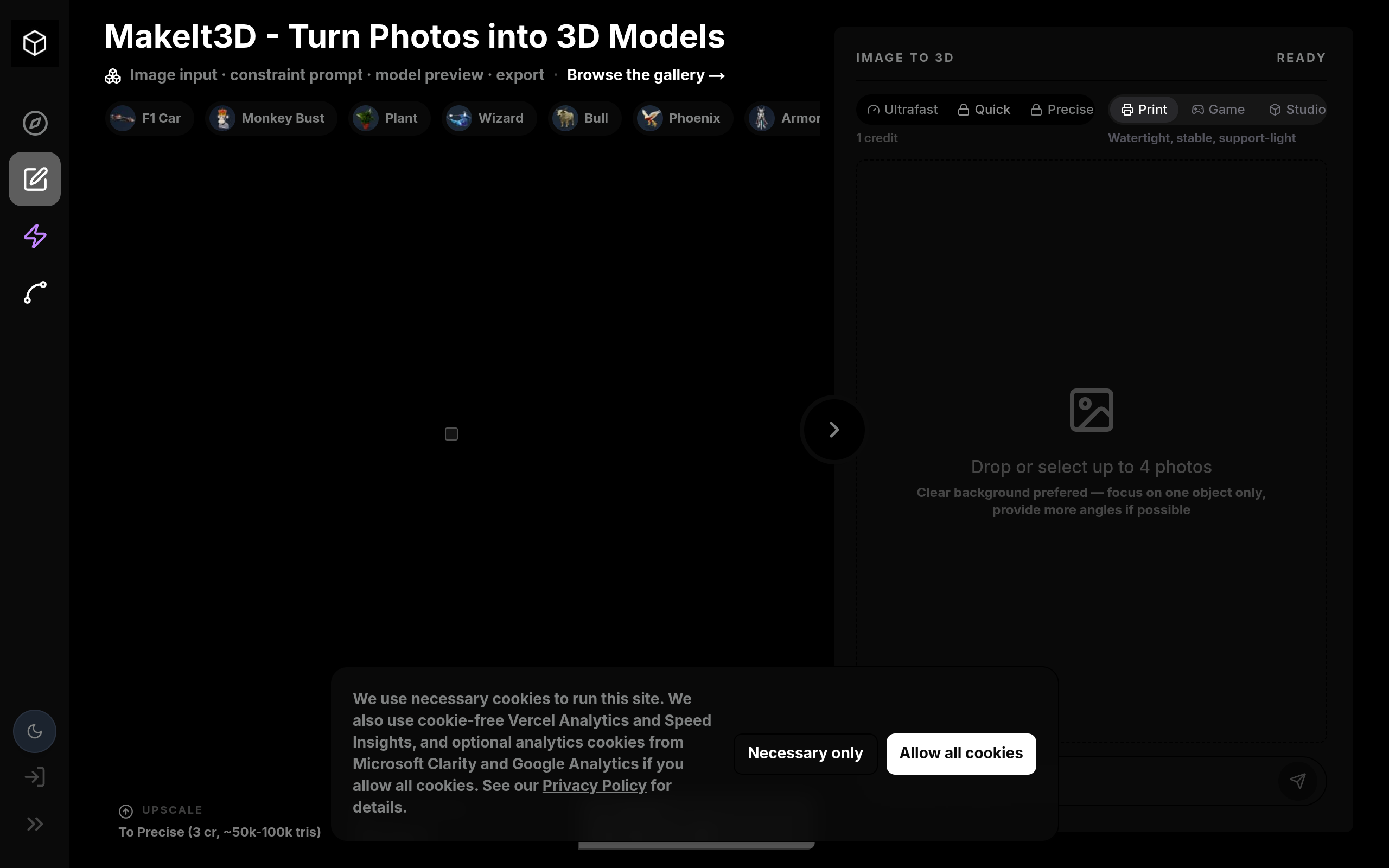 MakeIt3D screenshot