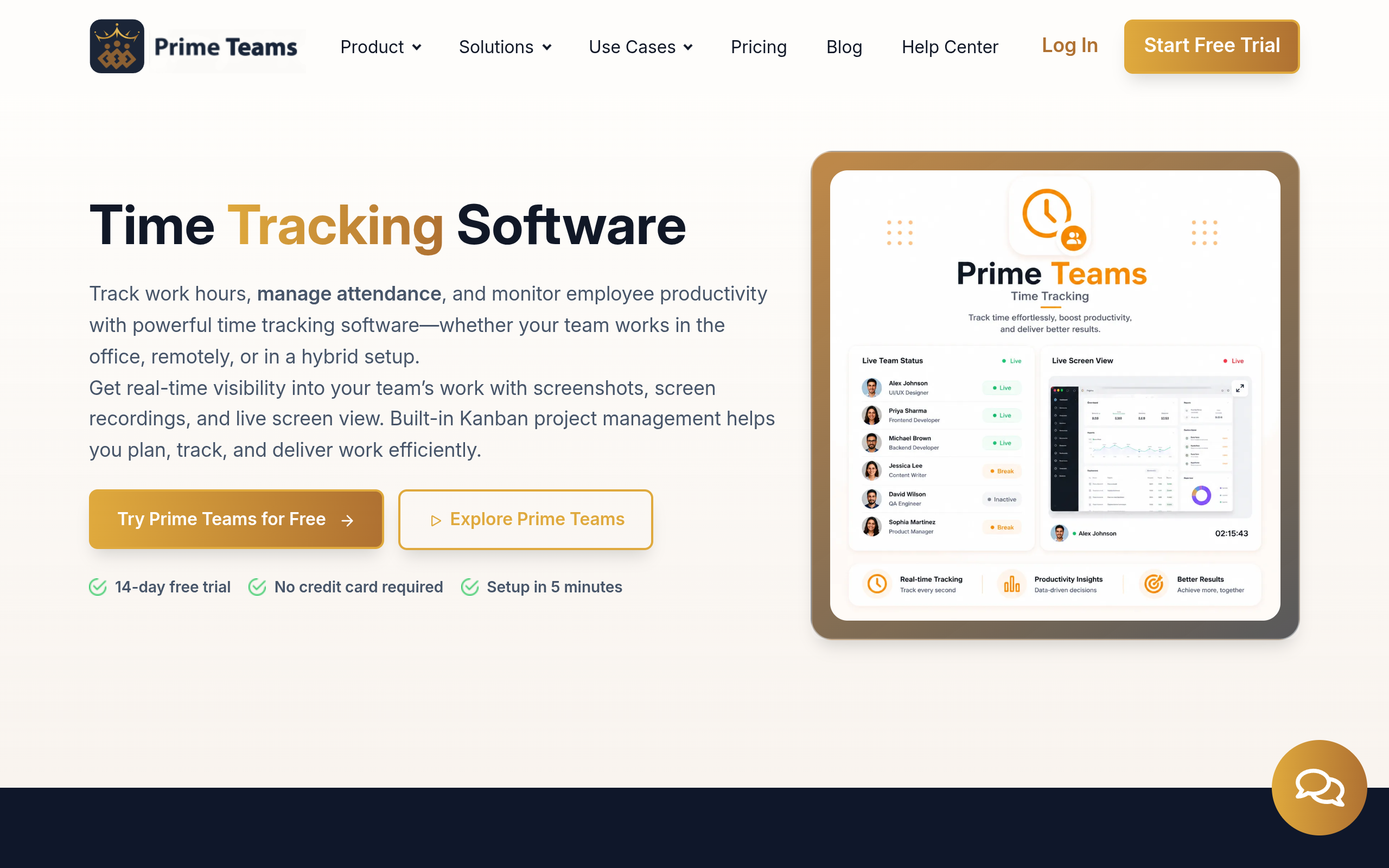 Prime Teams screenshot, image 1
