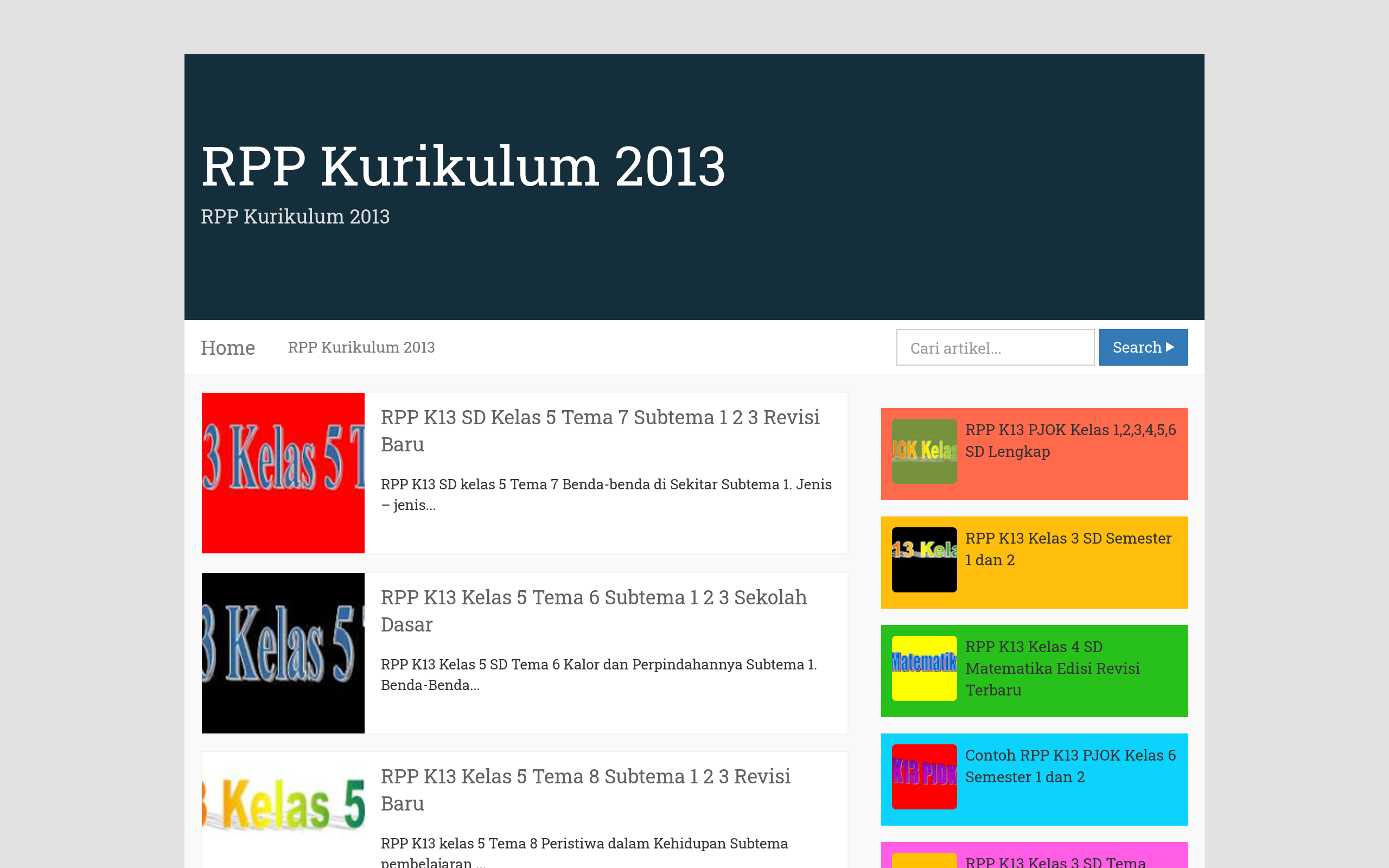 Screenshot of rppk13baru.blogspot.com