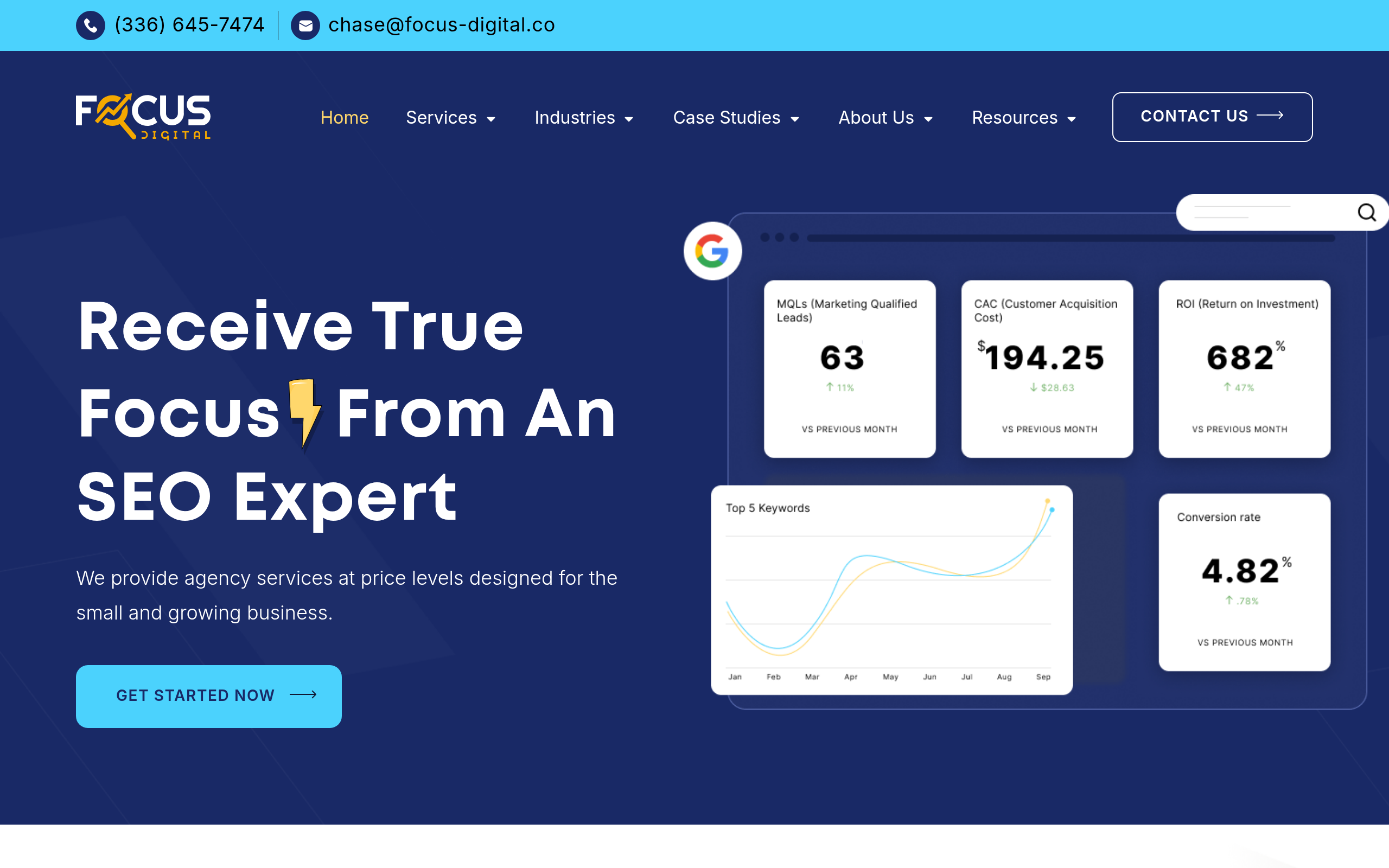 Focus Digital Screenshot