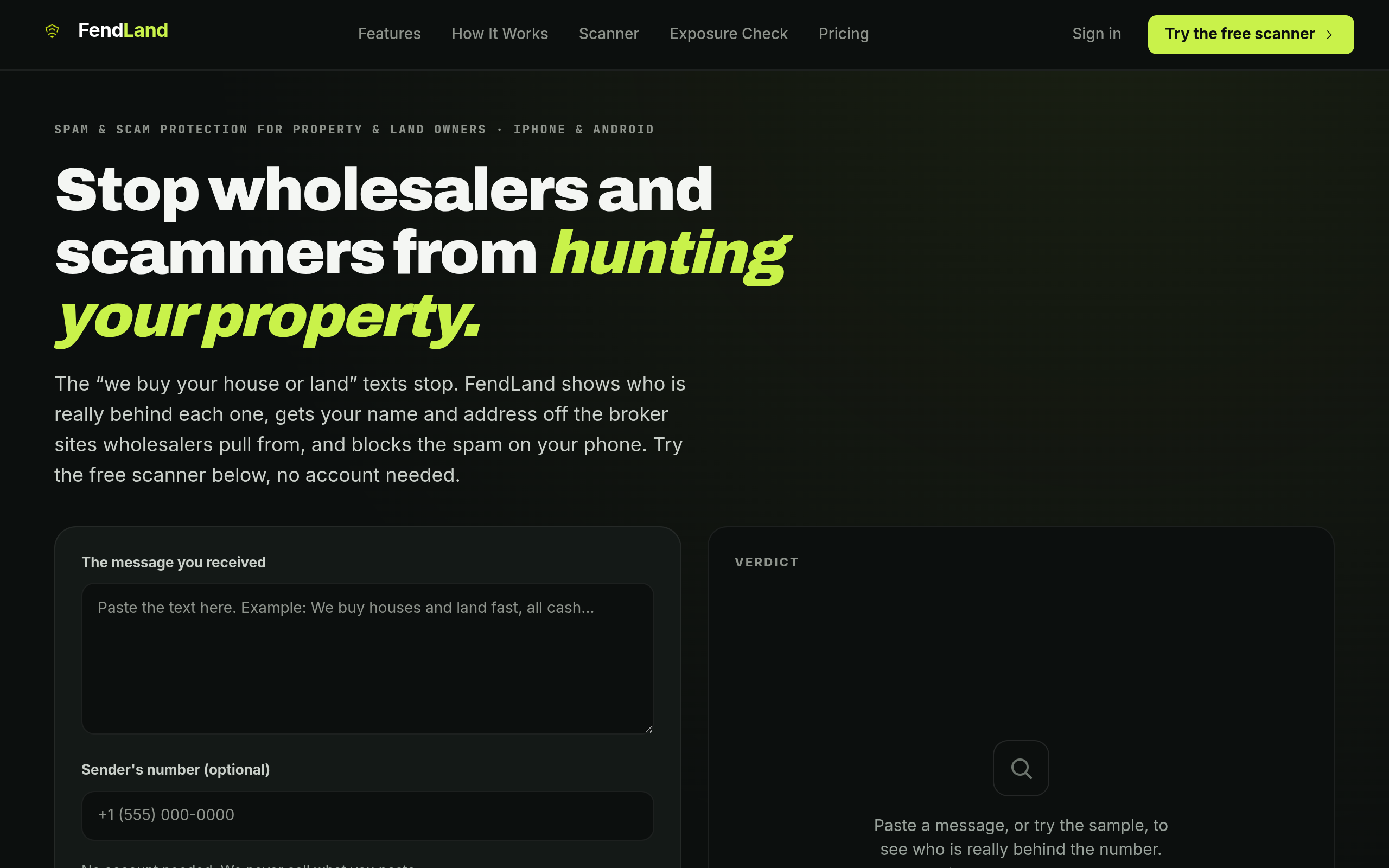 FendLand screenshot – image 1