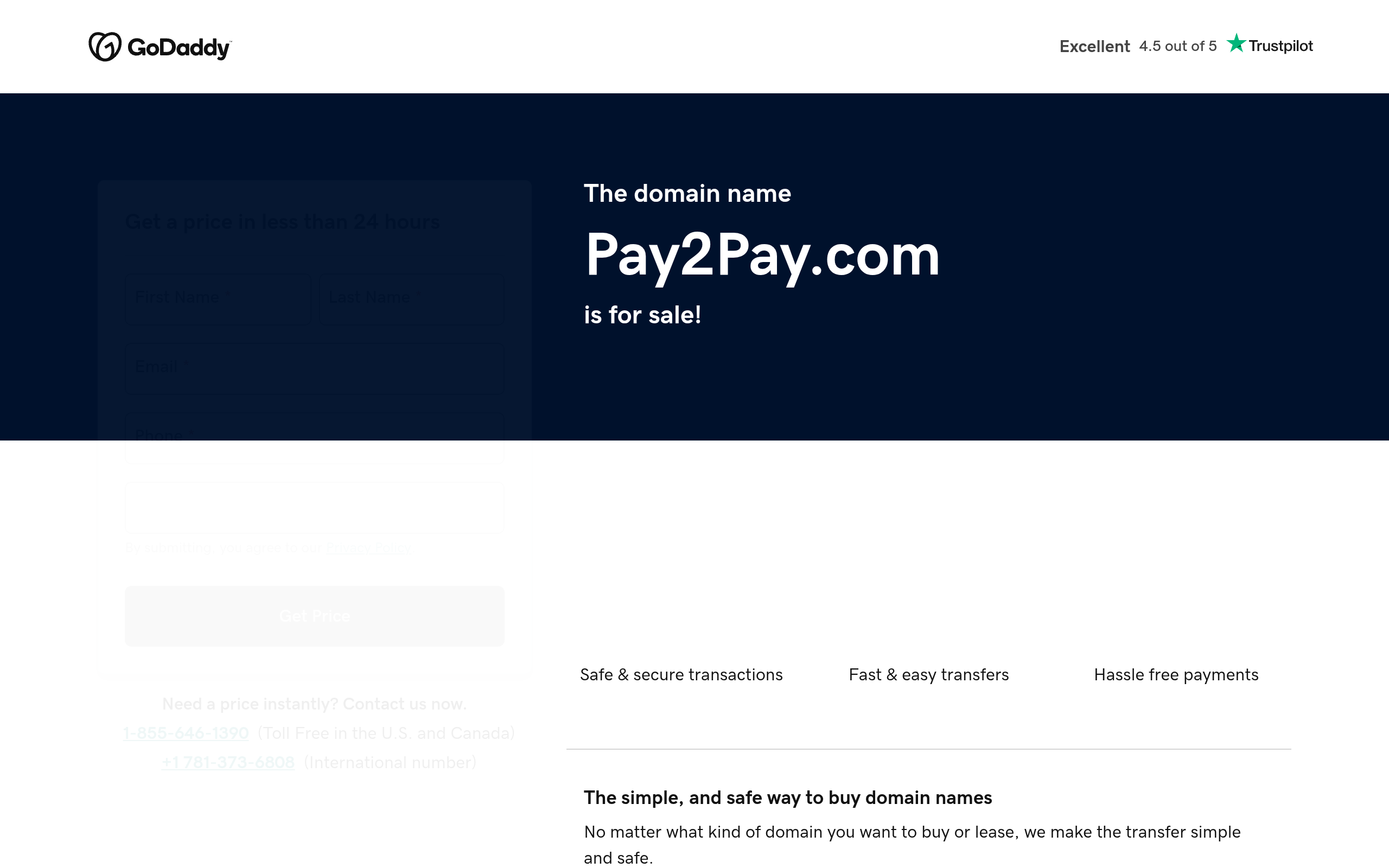 Screenshot of pay2pay.com