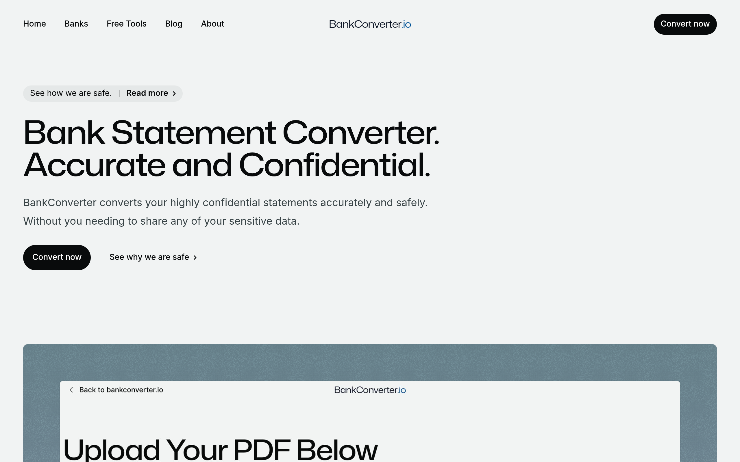 Bank Statement Converter screenshot – image 1