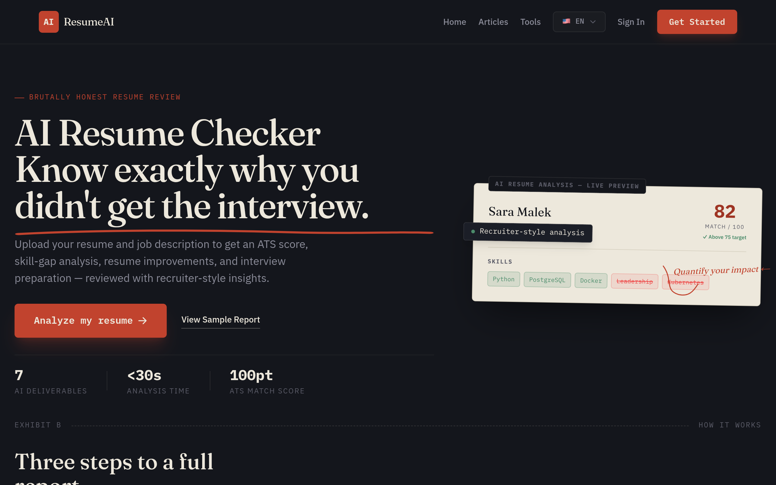 AI Resume Career Assistant screenshot – image 1