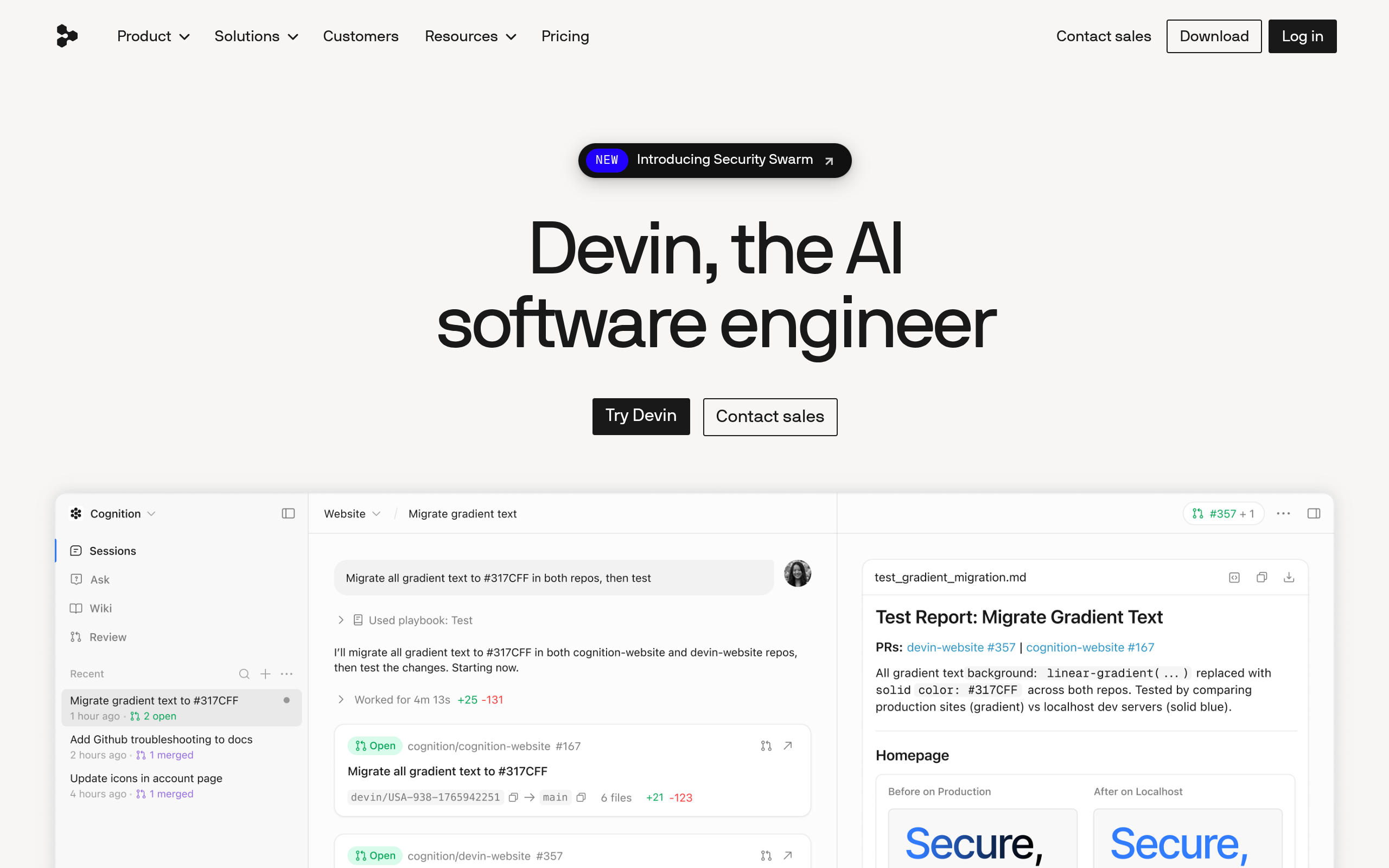 Devin 产品截图