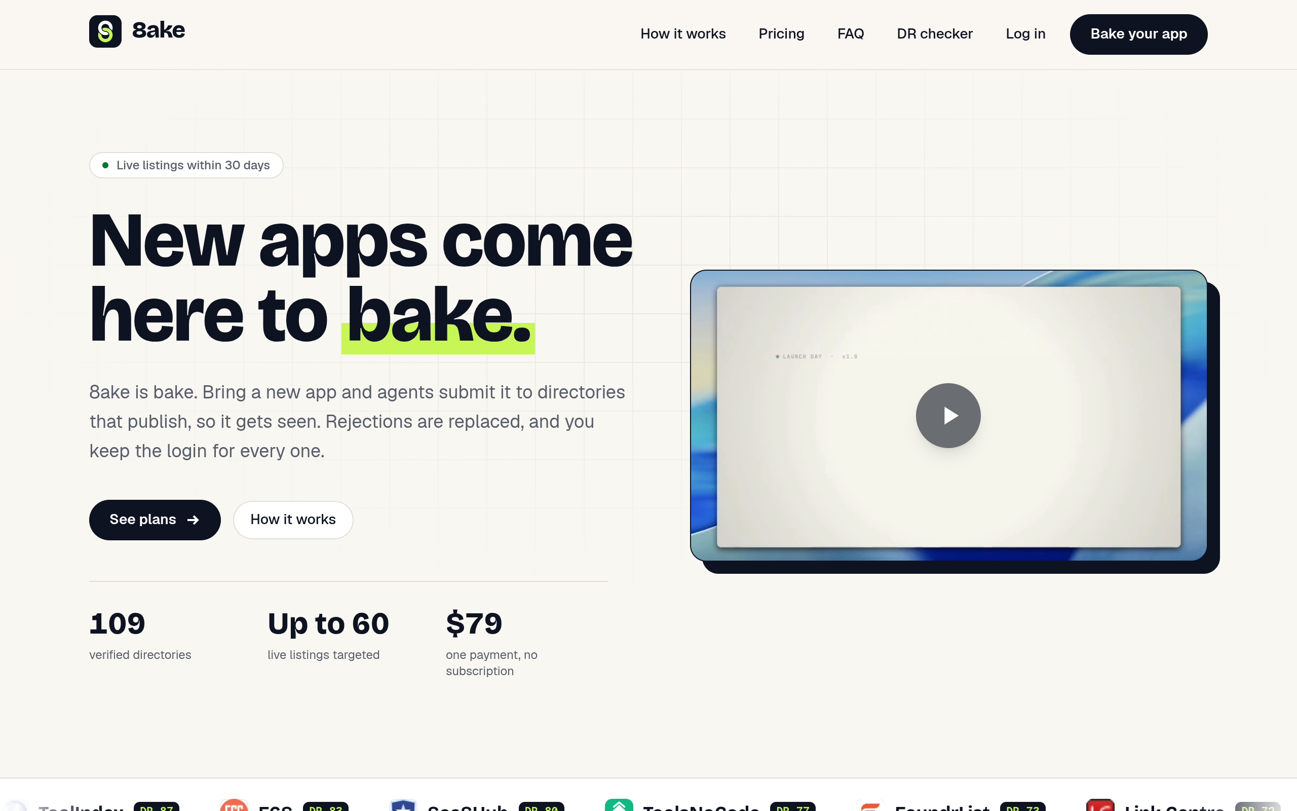 8ake screenshot, image 1