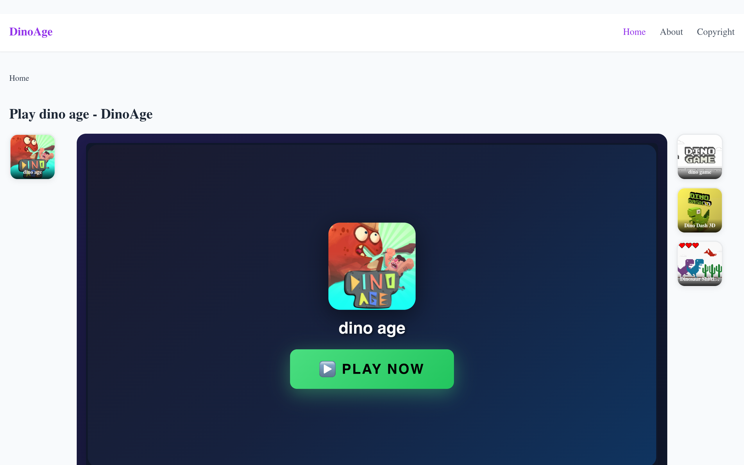 DinoAge screenshot