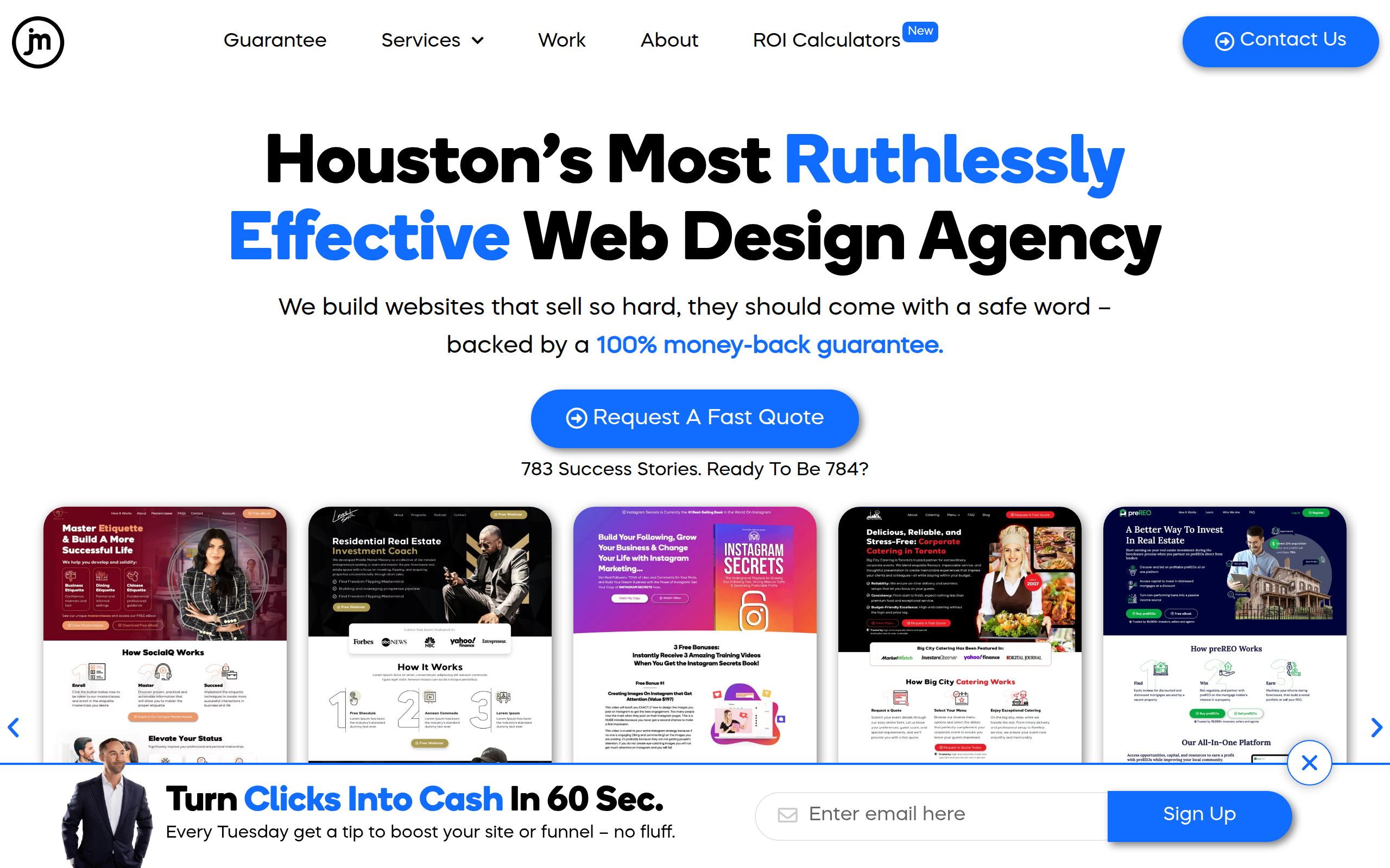 Houston Web Design - Jeremy McGilvrey Screenshot