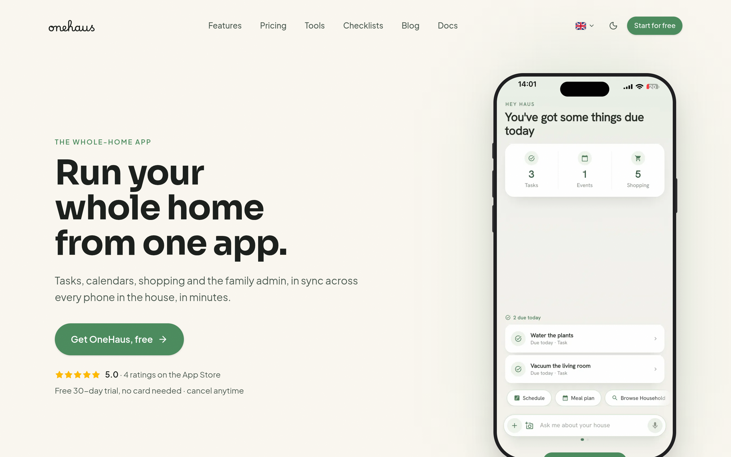 OneHaus screenshot – image 1
