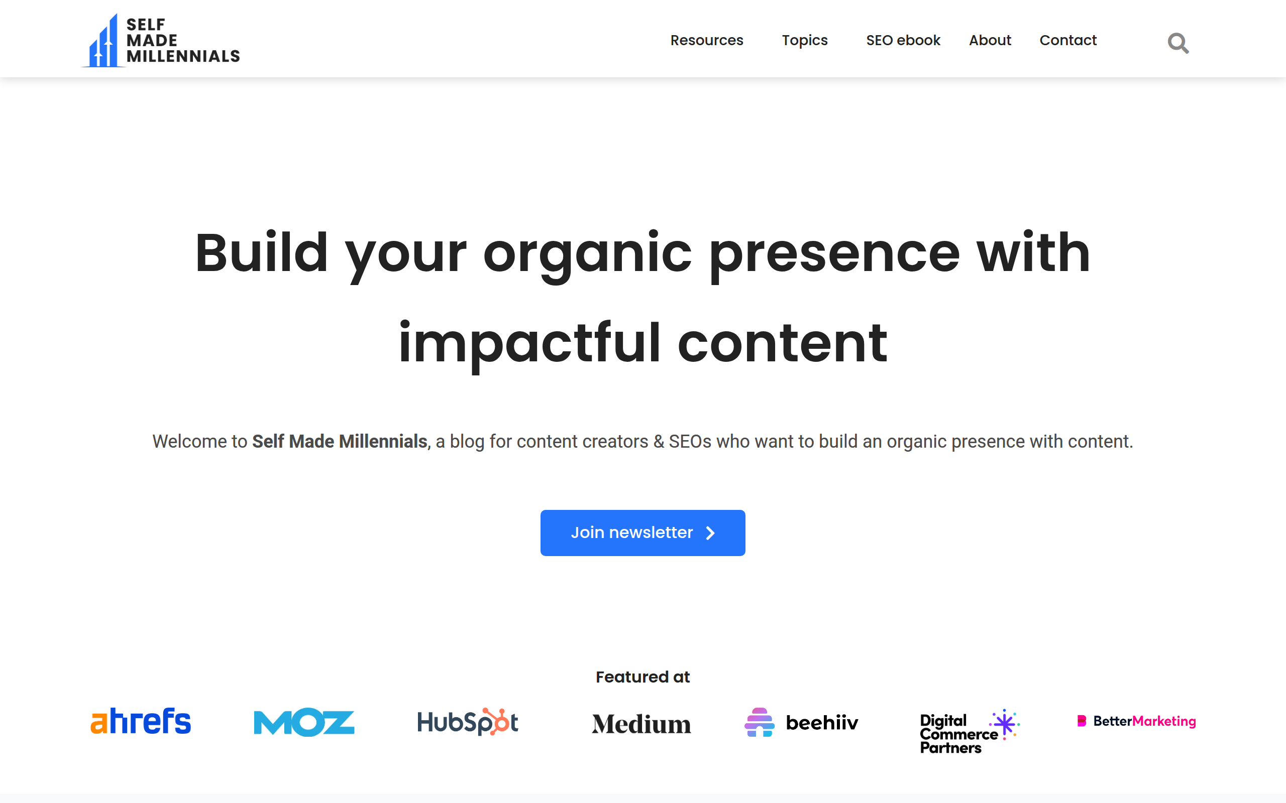 Selfmademillennials screenshot