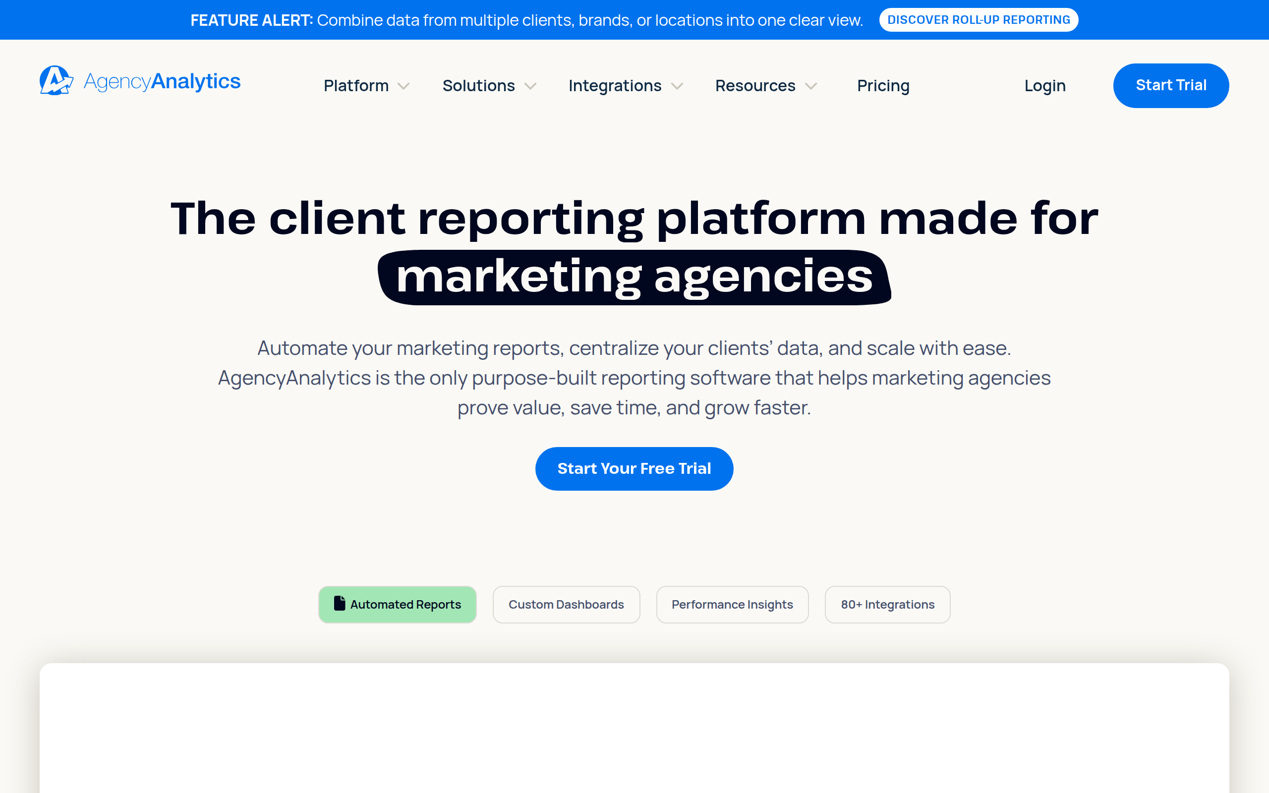 AgencyAnalytics Screenshot