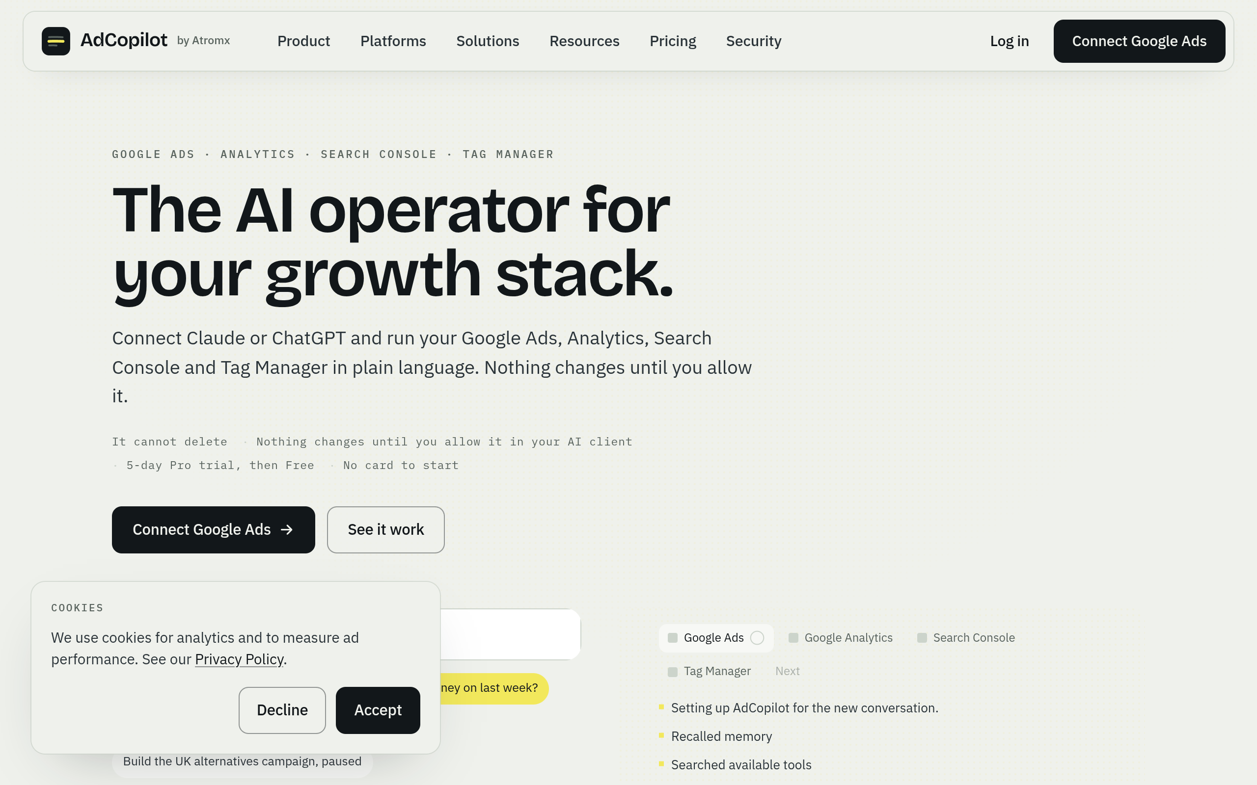 AdCopilot by Atromx screenshot