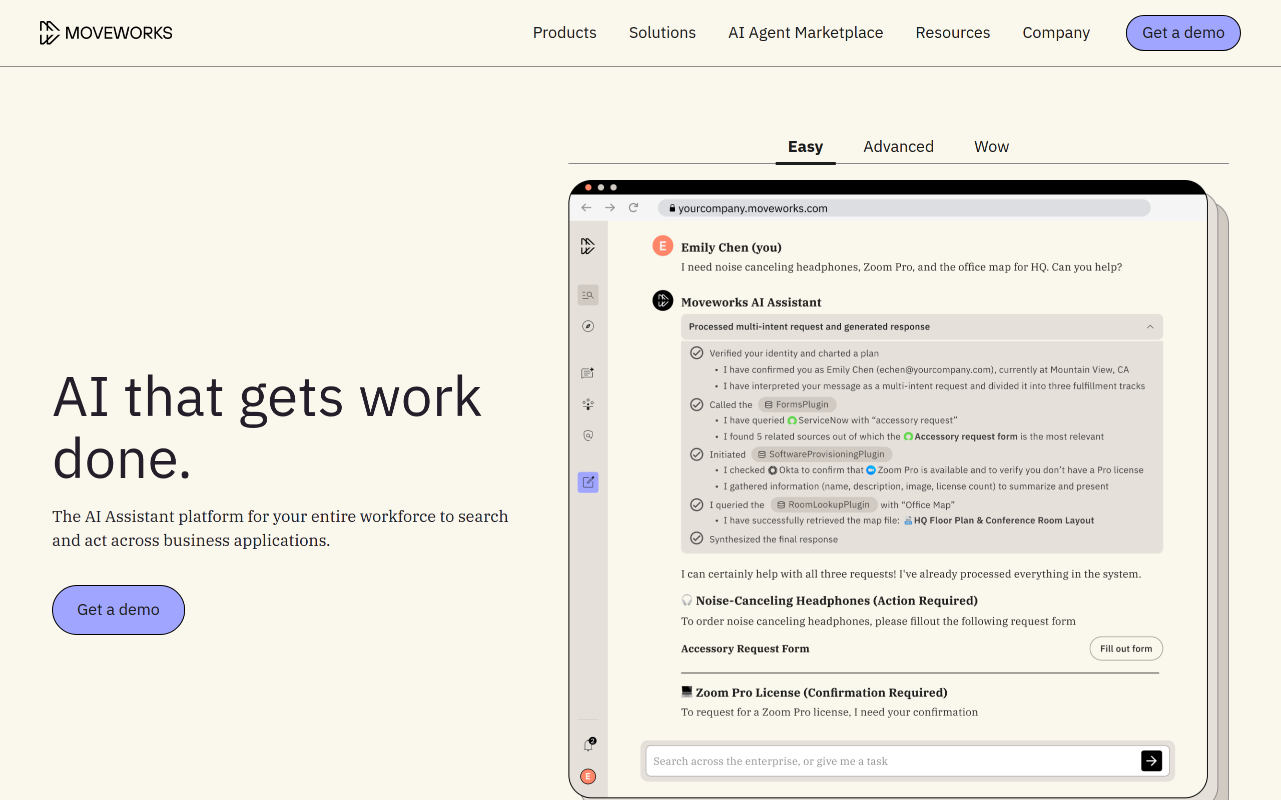 Moveworks screenshot