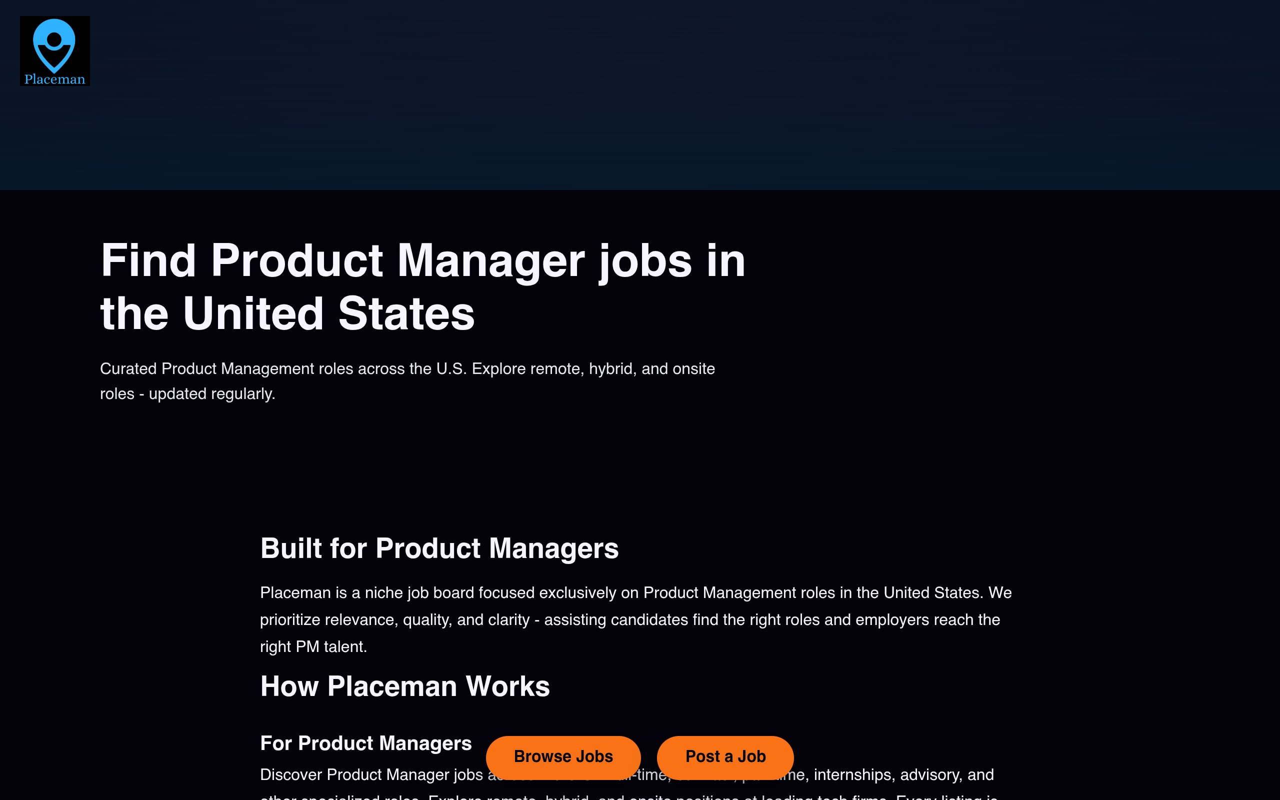 PlaceMan screenshot – image 1