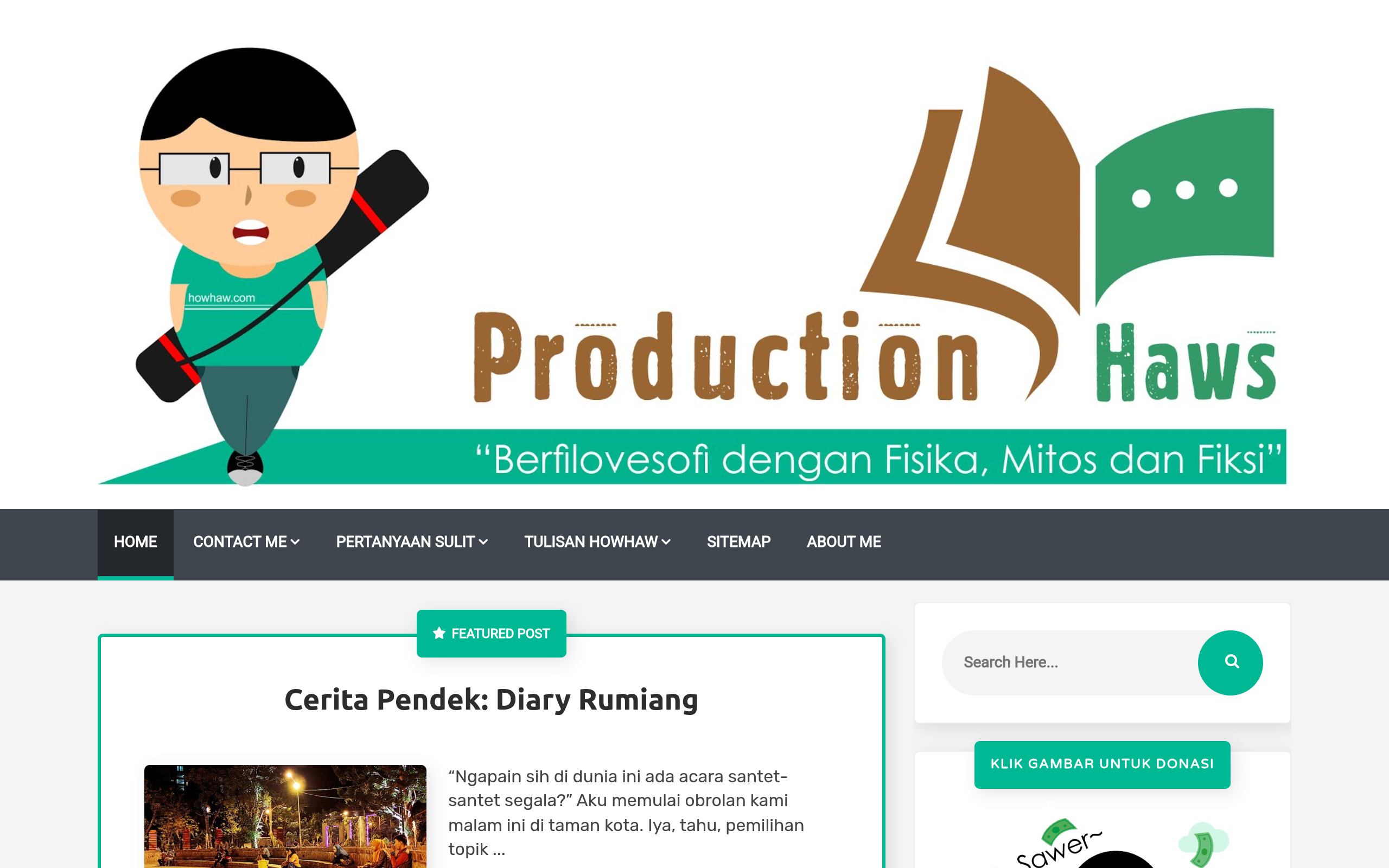 Screenshot of howhaw.com