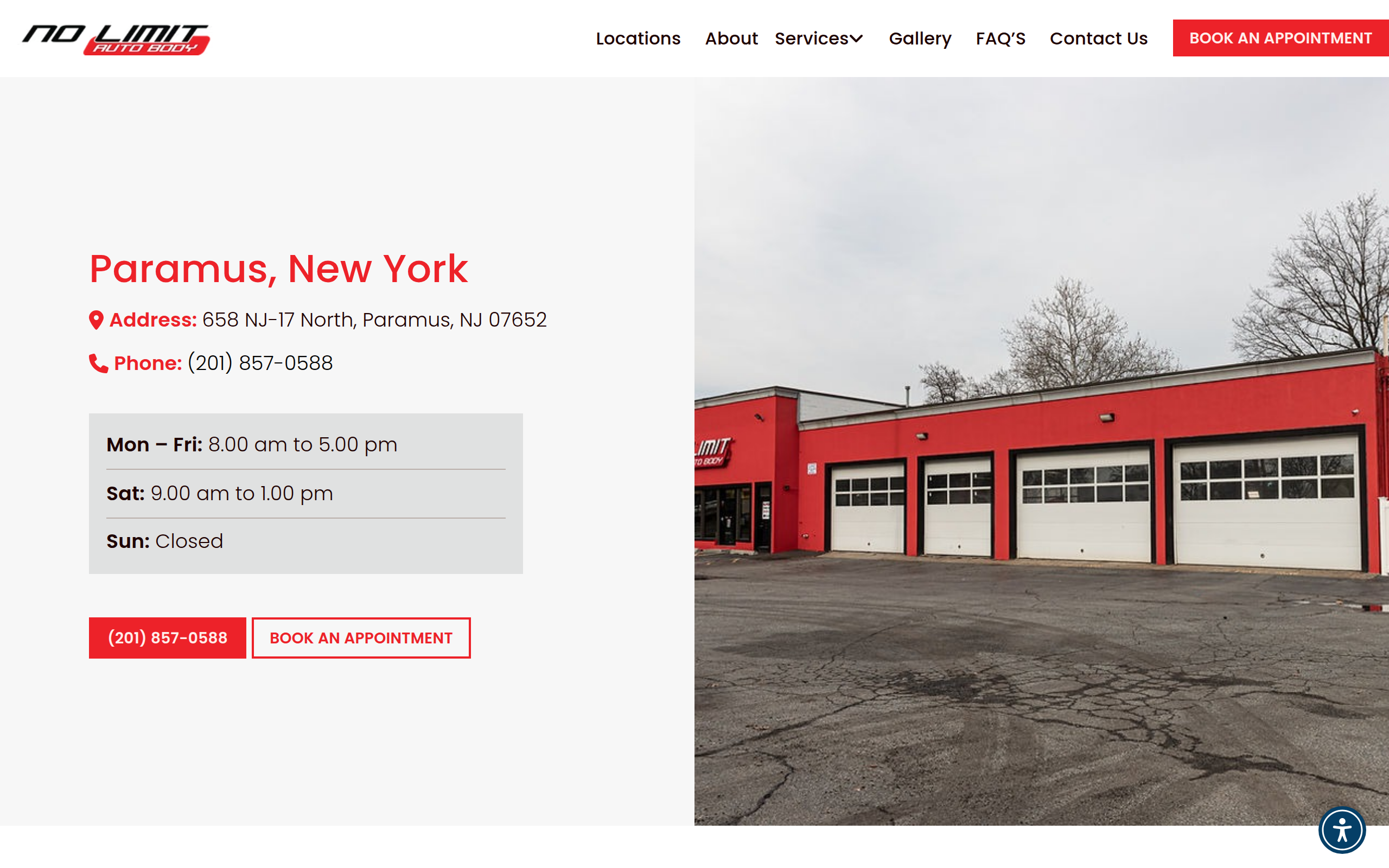 No Limit Auto Body Paramus Screenshot