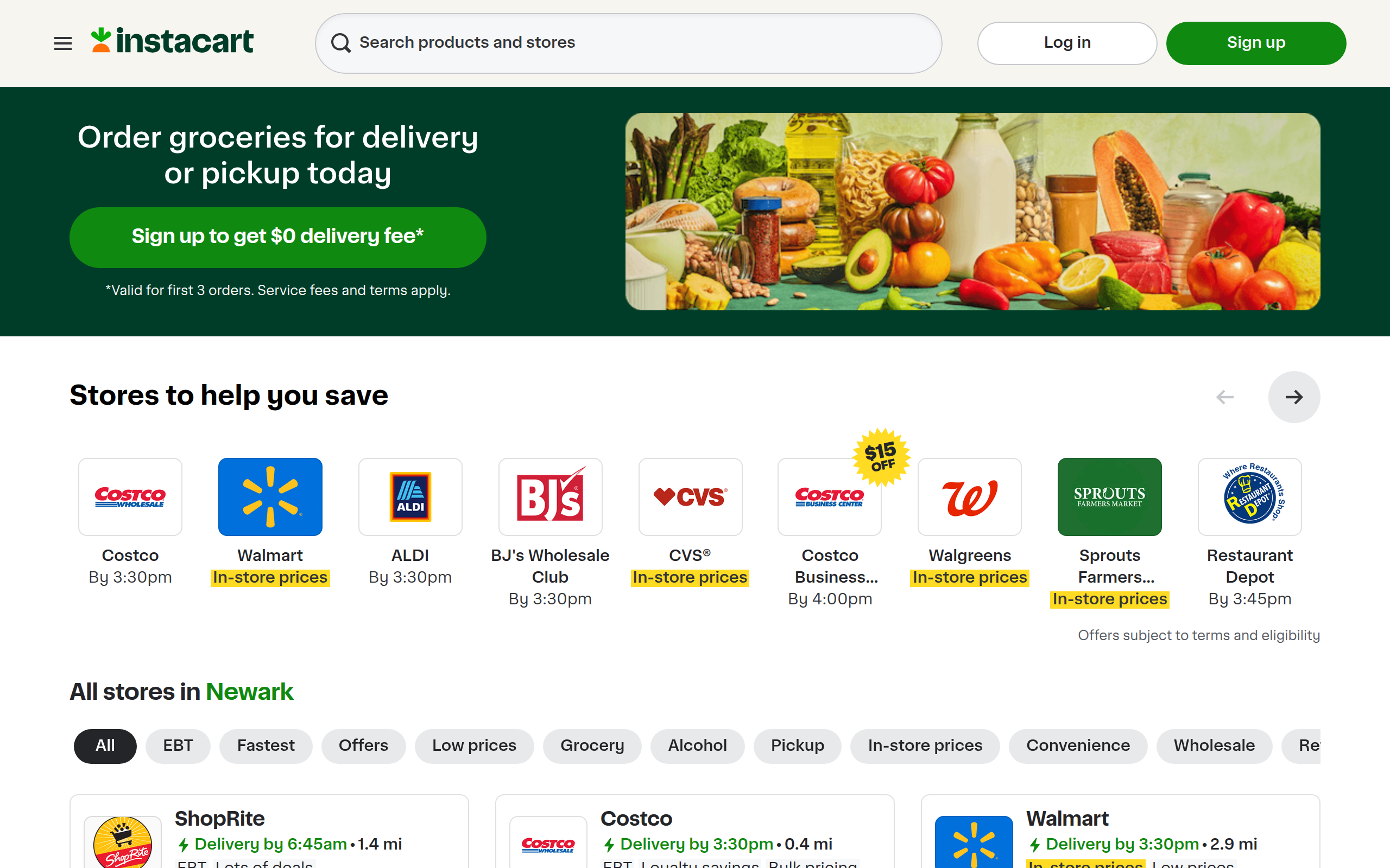 Instacart Screenshot