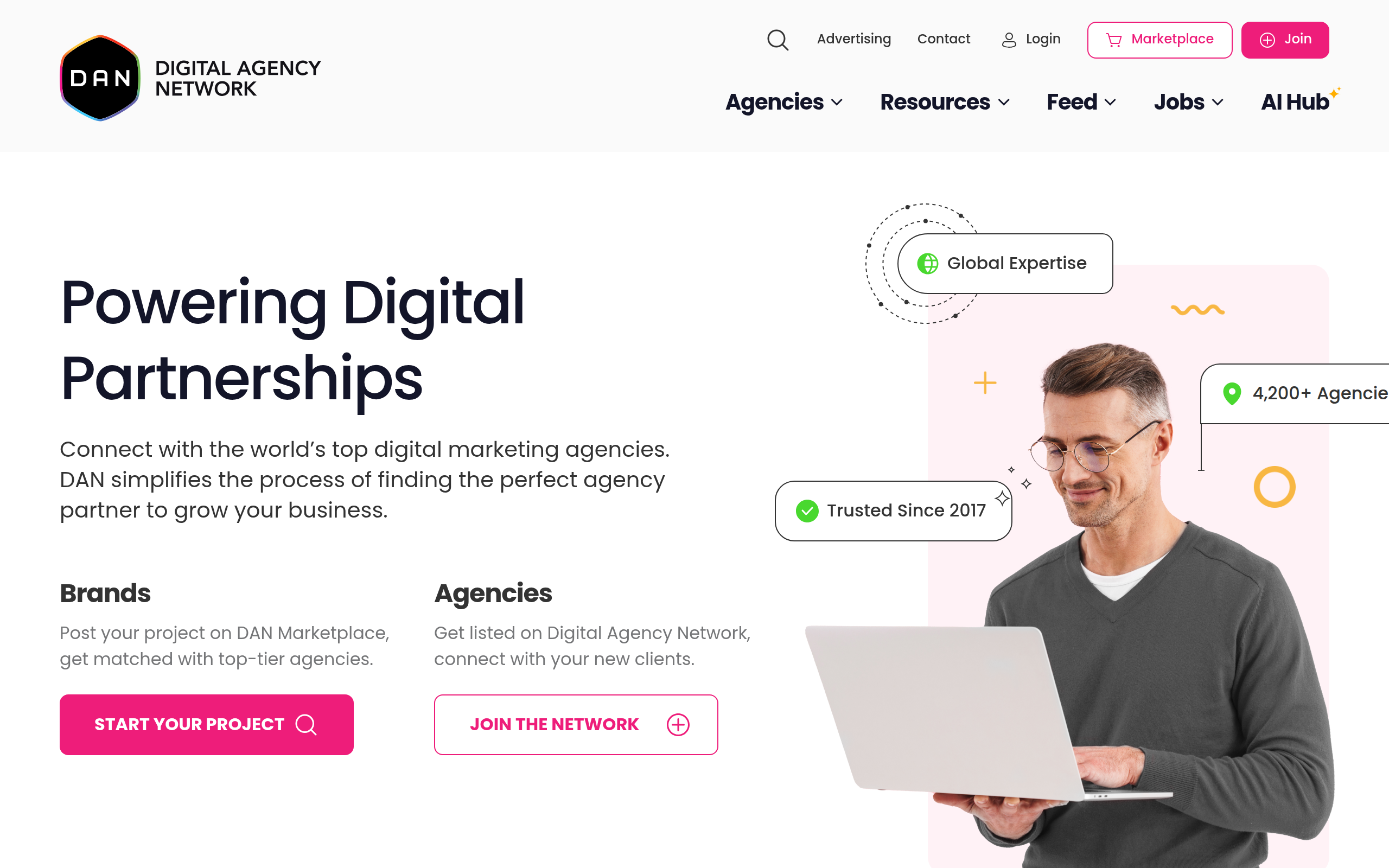 Digitalagencynetwork screenshot