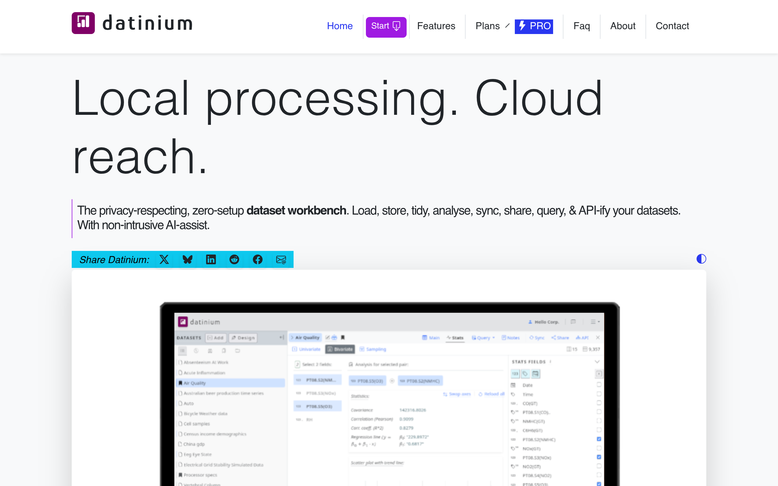 datinium screenshot, image 1
