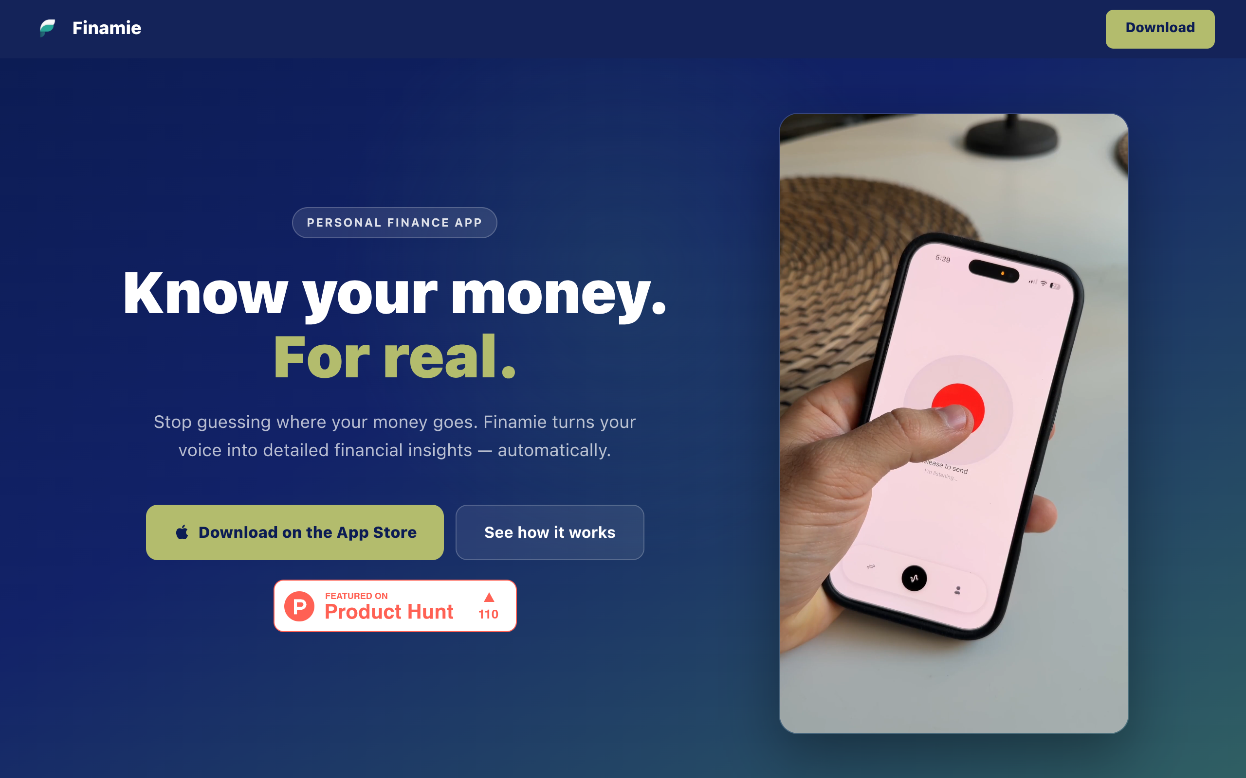 Finamie screenshot – image 1