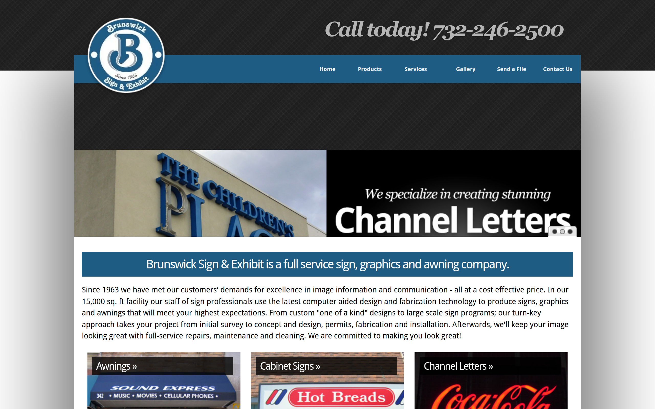 Brunswick Sign & Exhibit Corp Screenshot