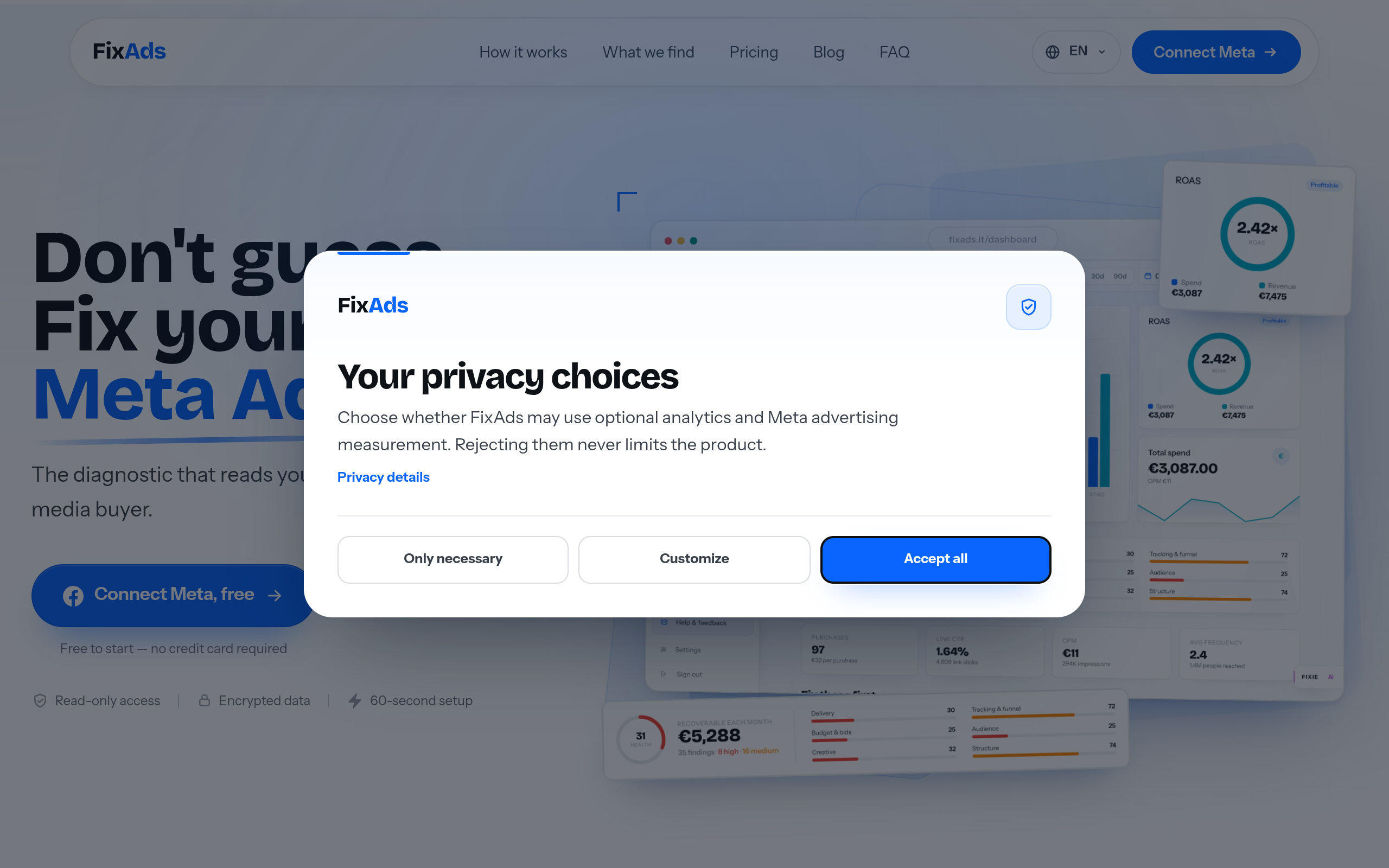 FixAds screenshot, image 1