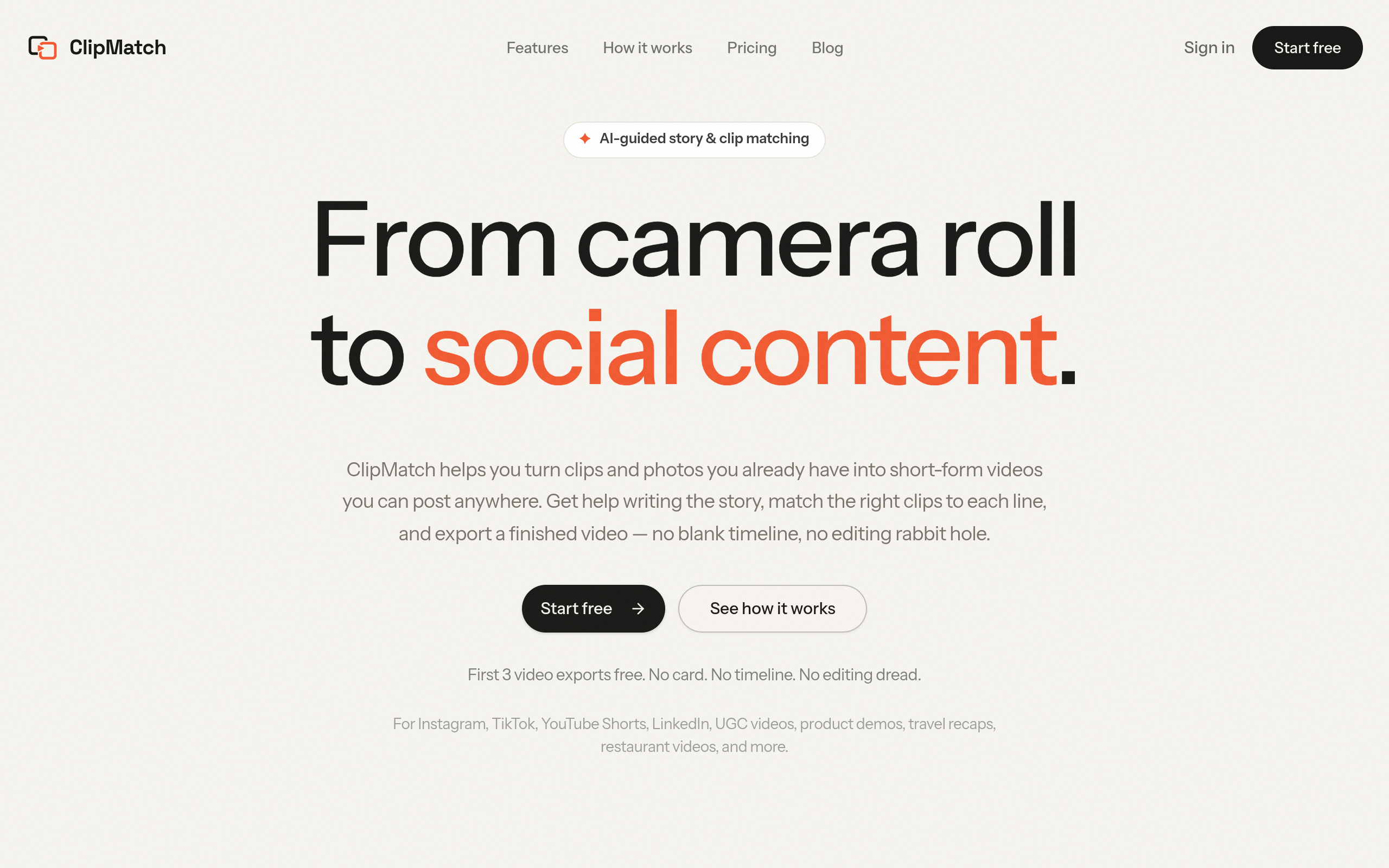 ClipMatch screenshot – image 1