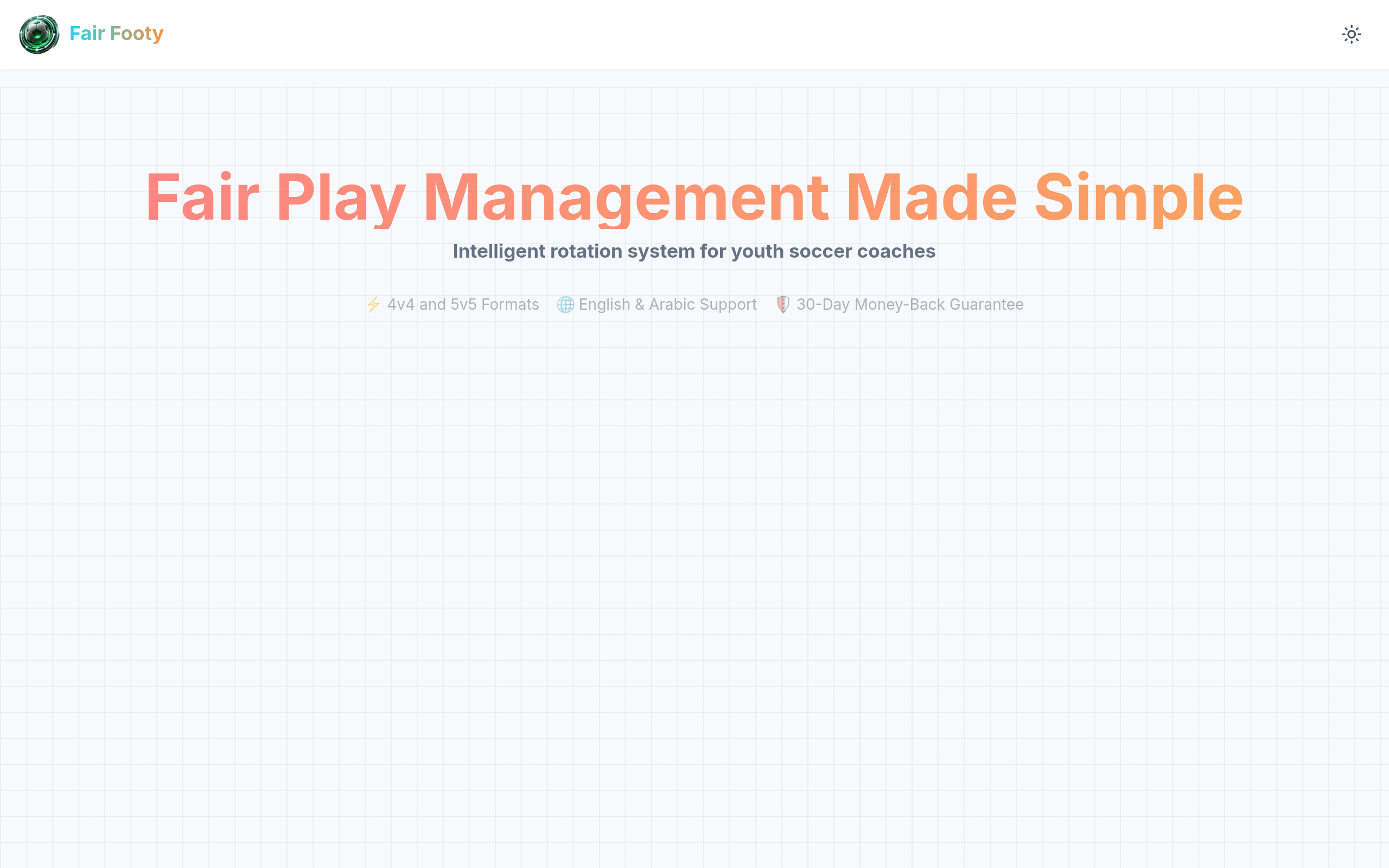 FAIR Footy - Innovative platform promoting equal opportunities and fair play in soccer communities worldwide