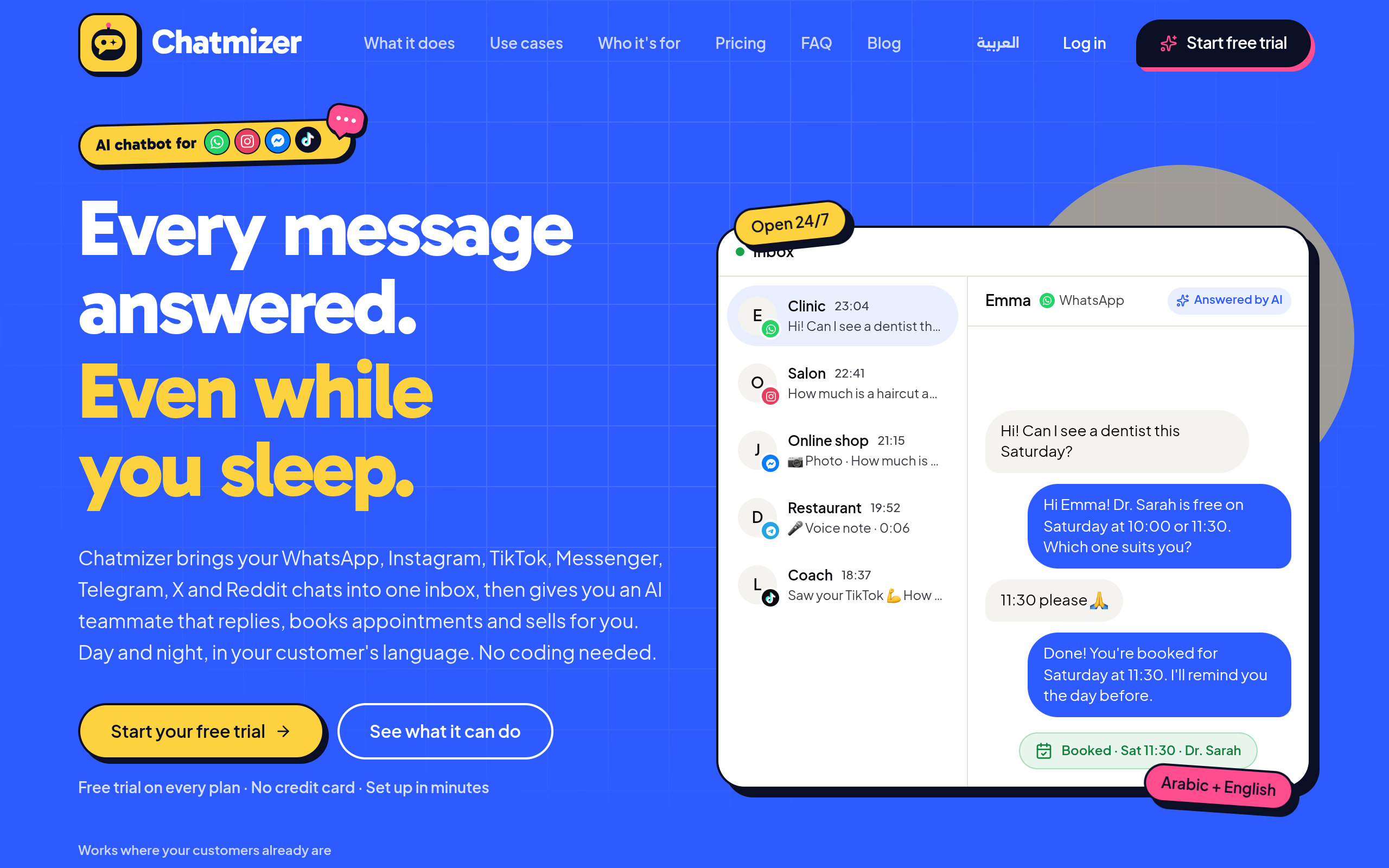 Chatmizer screenshot