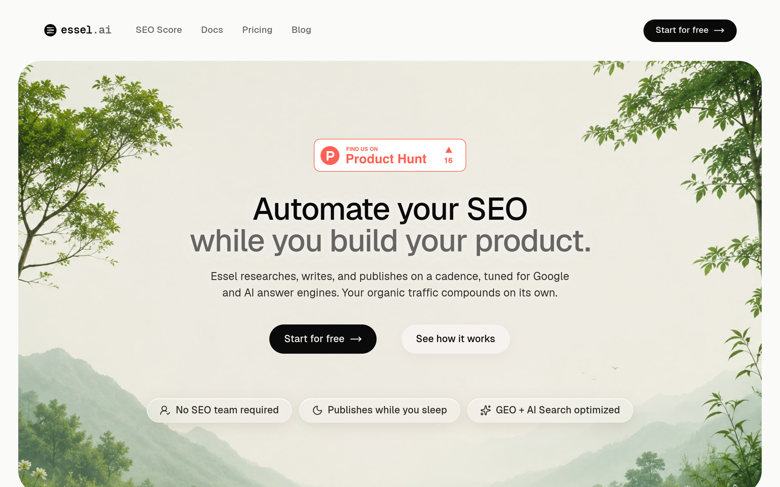 Essel screenshot – image 1