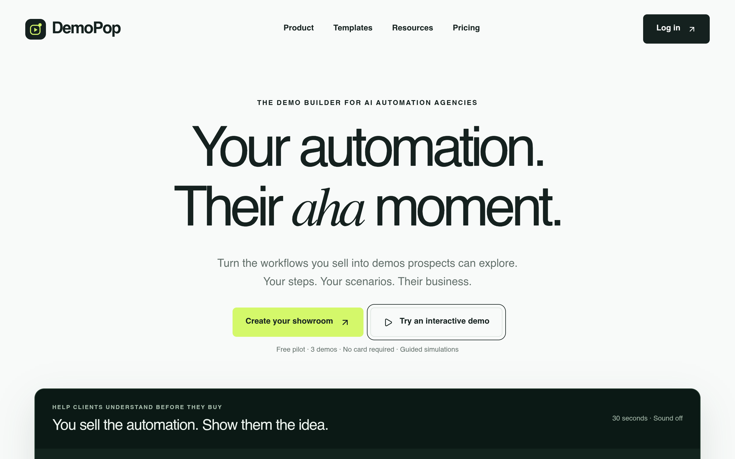 DemoPop screenshot, image 1
