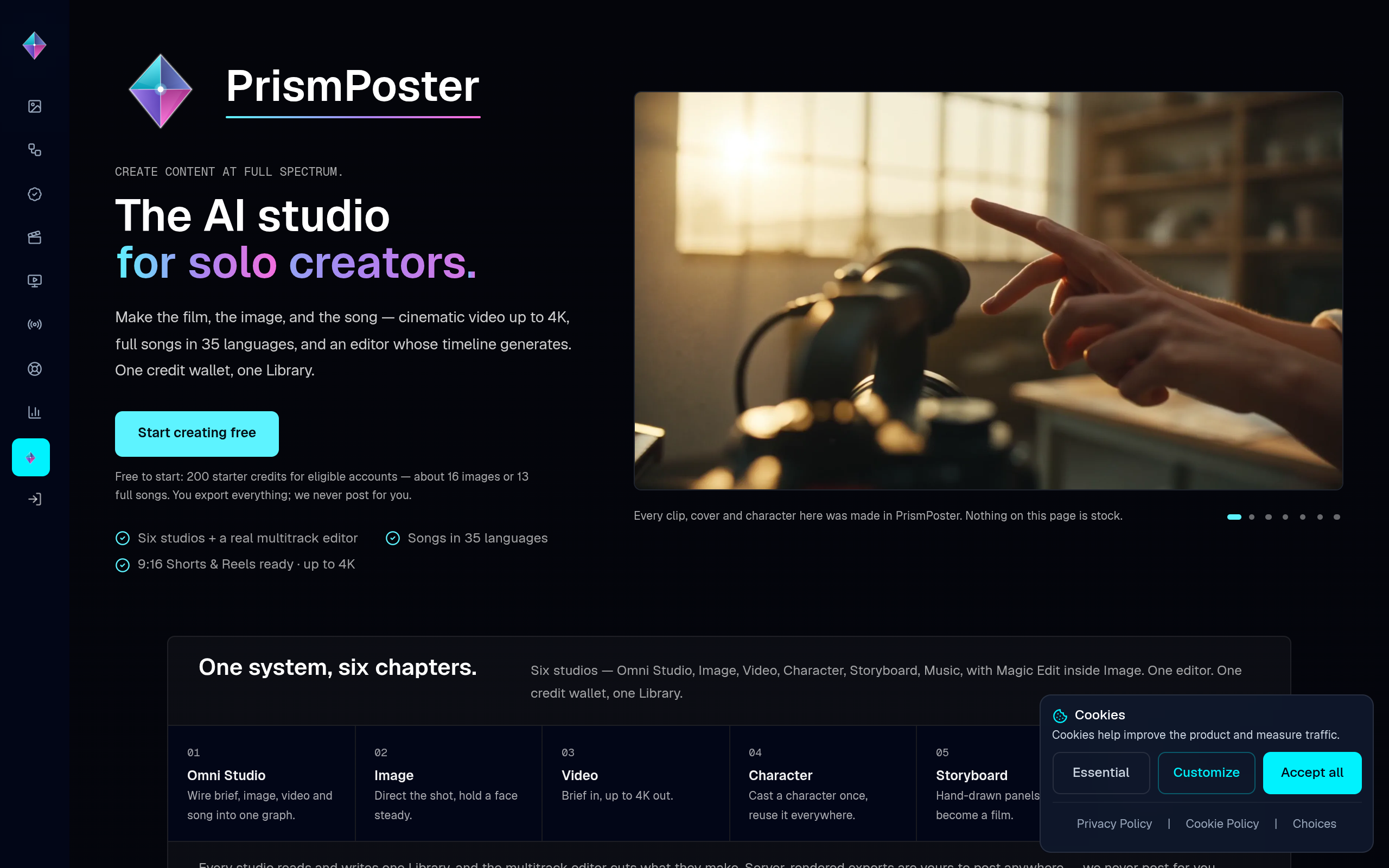 PrismPoster screenshot