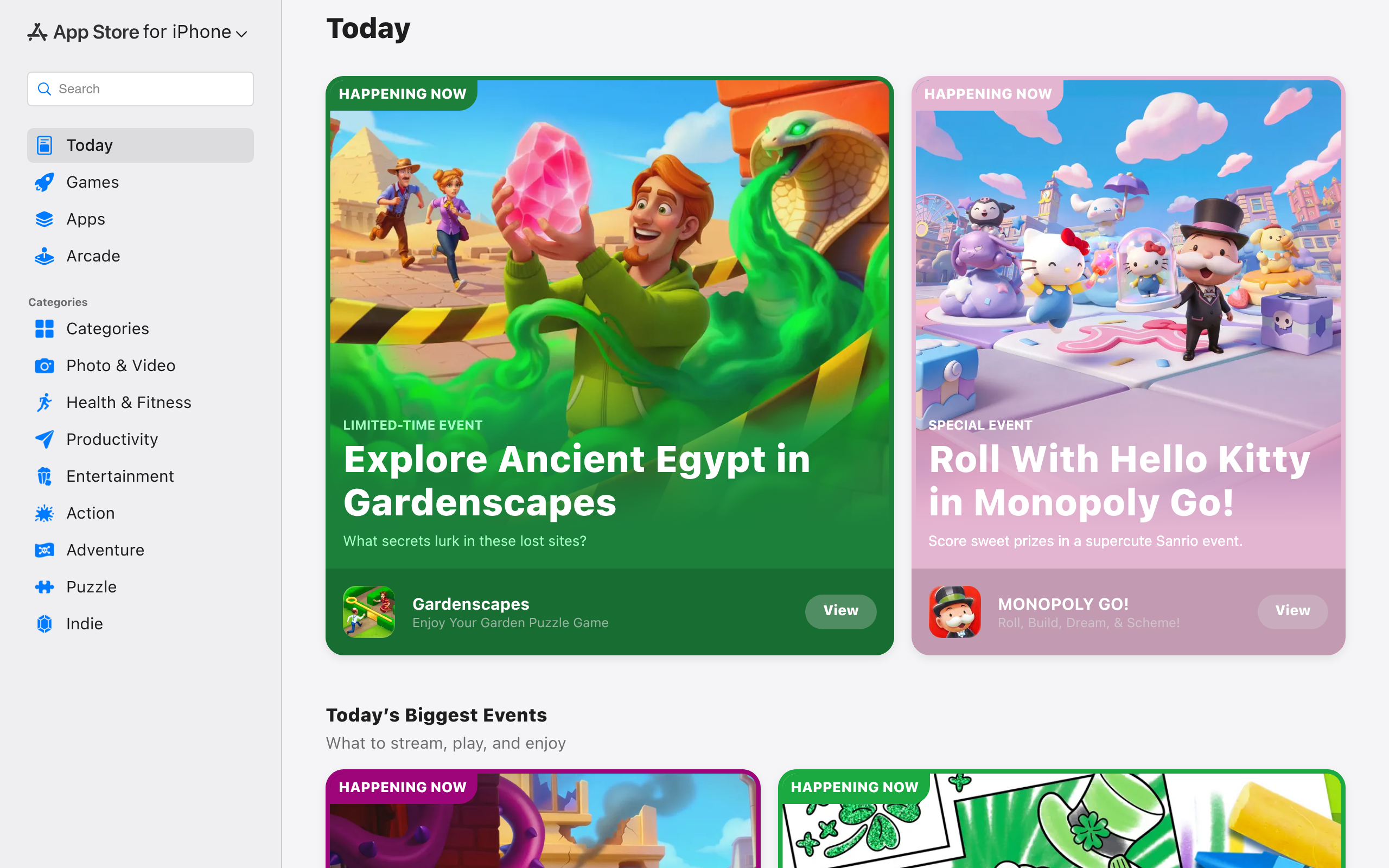 Screenshot of apps.apple.com