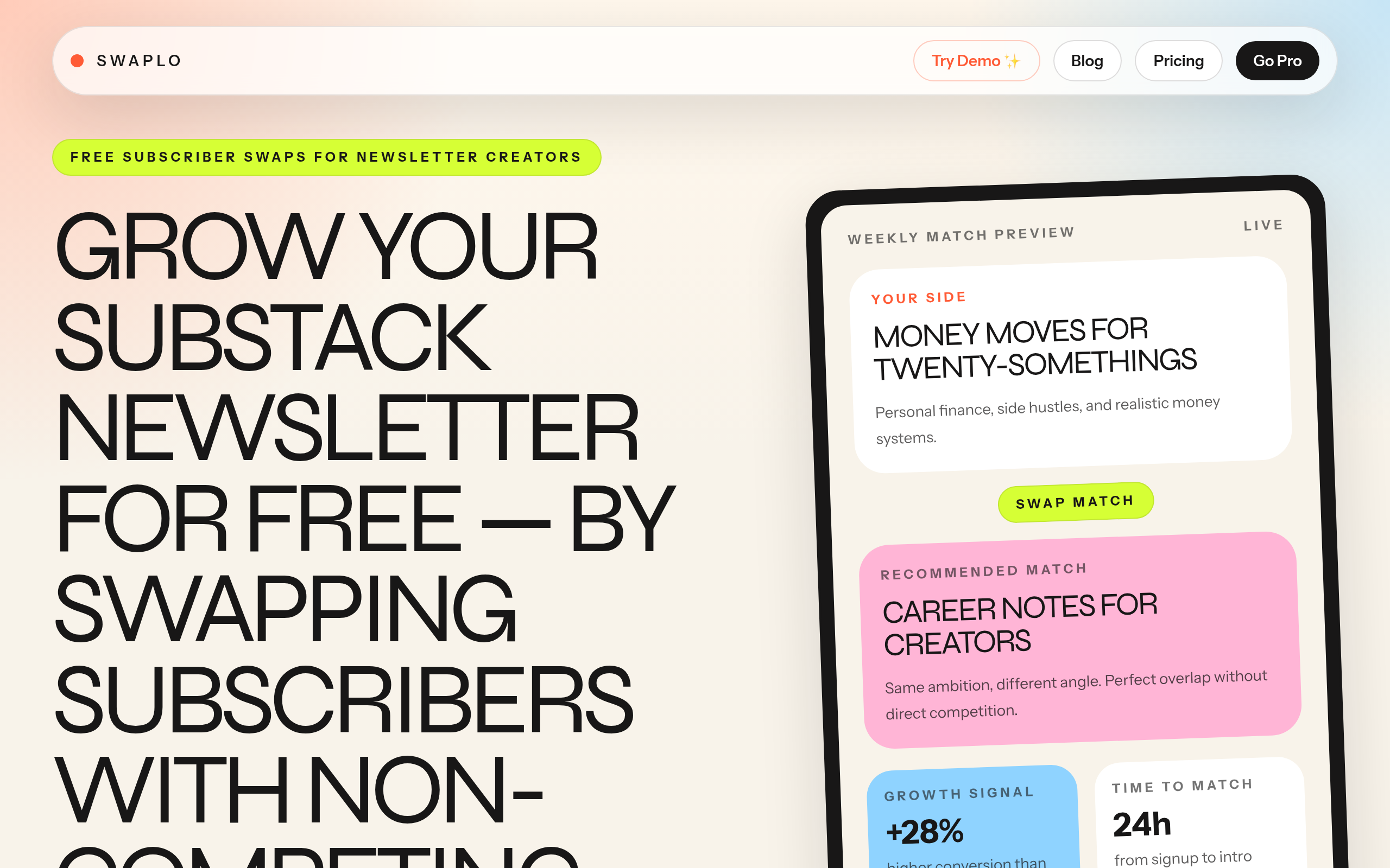 Swaplo screenshot
