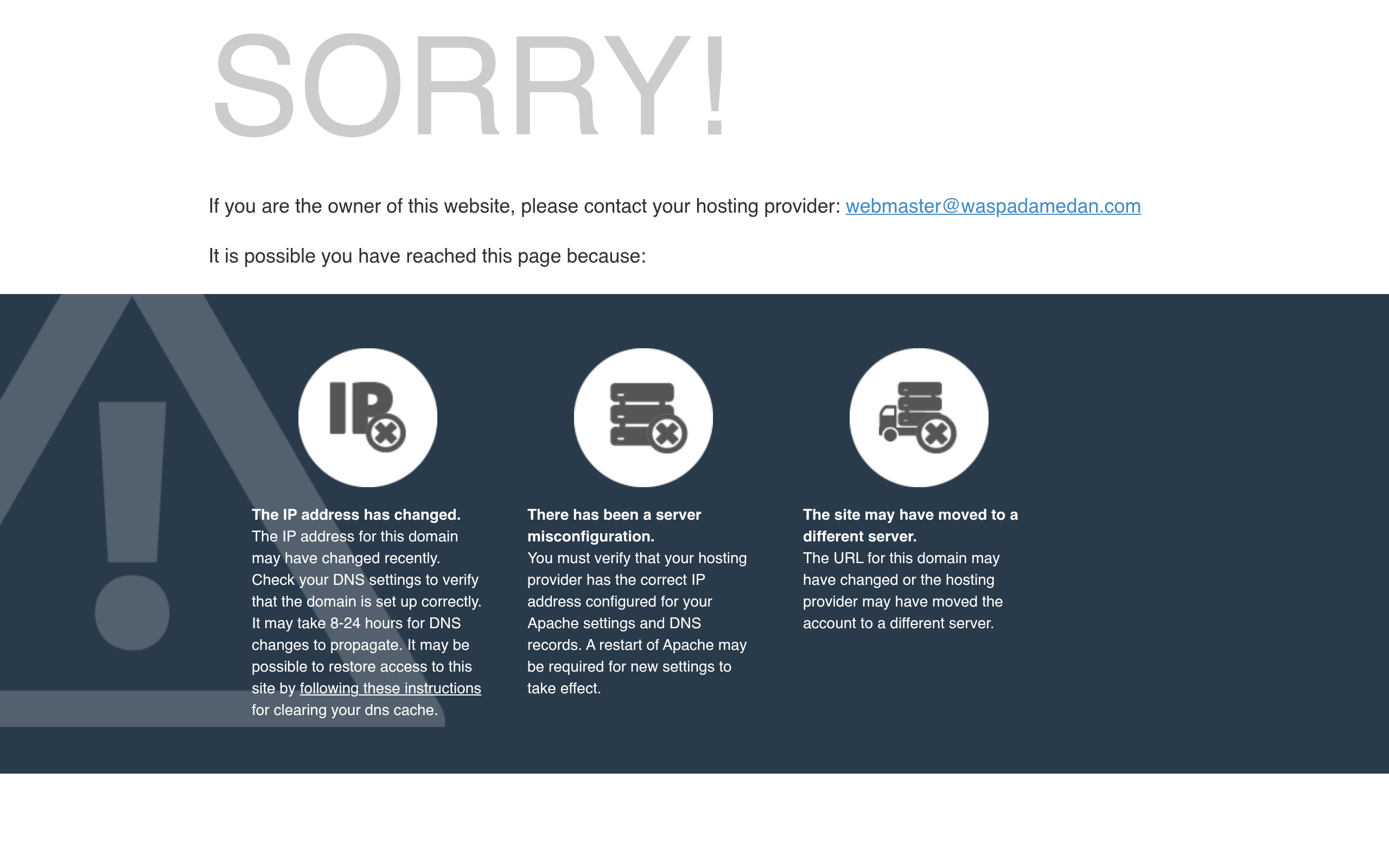 Screenshot of waspadamedan.com
